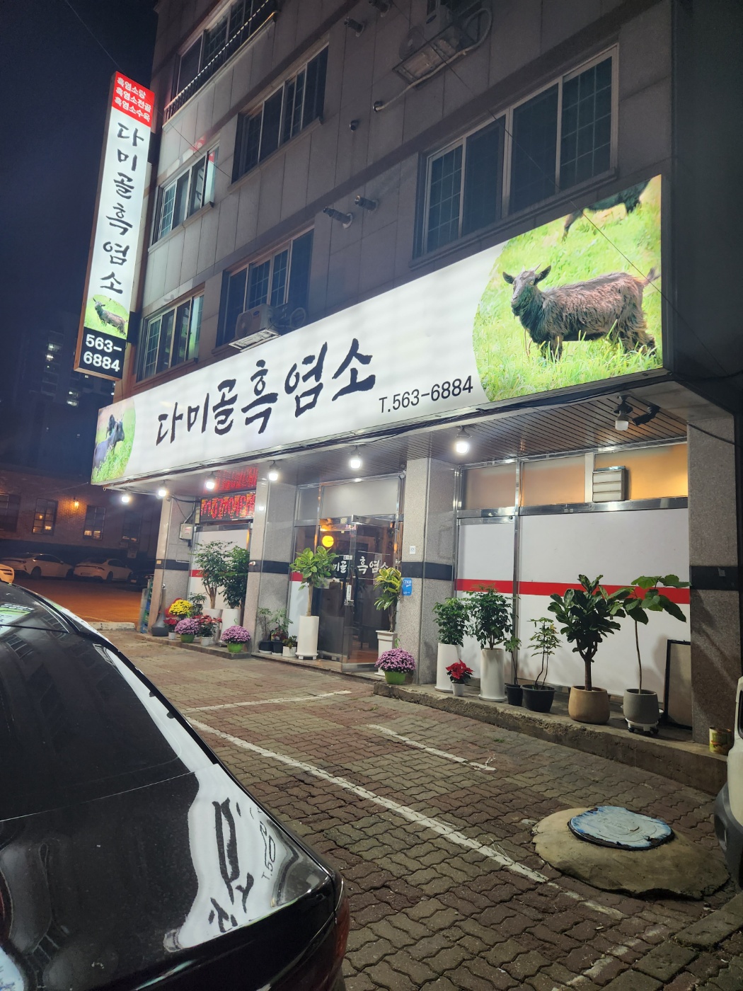 다미골흑염소 내부 또는 관련 모습