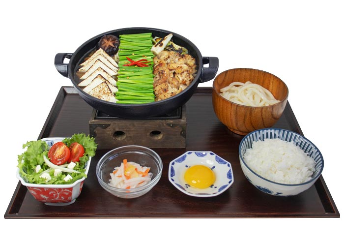 구운대파 토리 나베정식