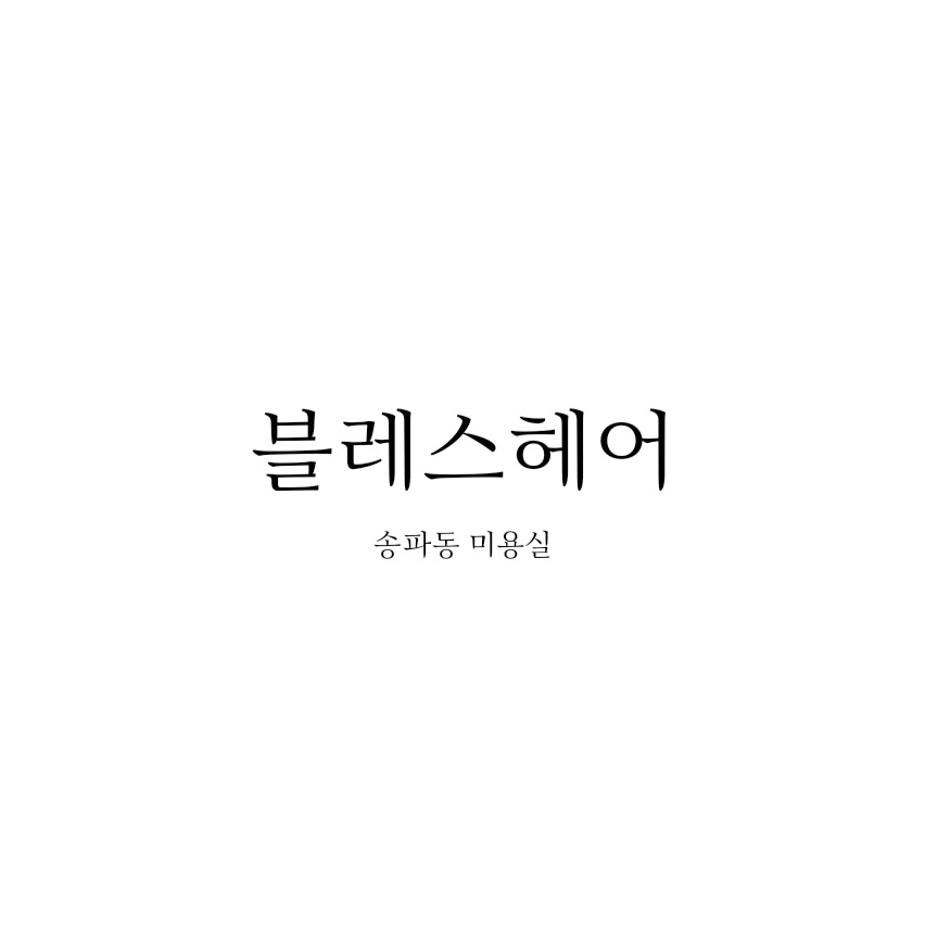 블레스헤어 송파점