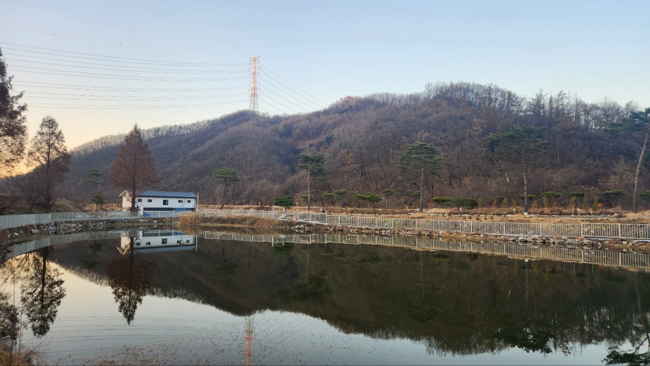 이른아침 바베큐장