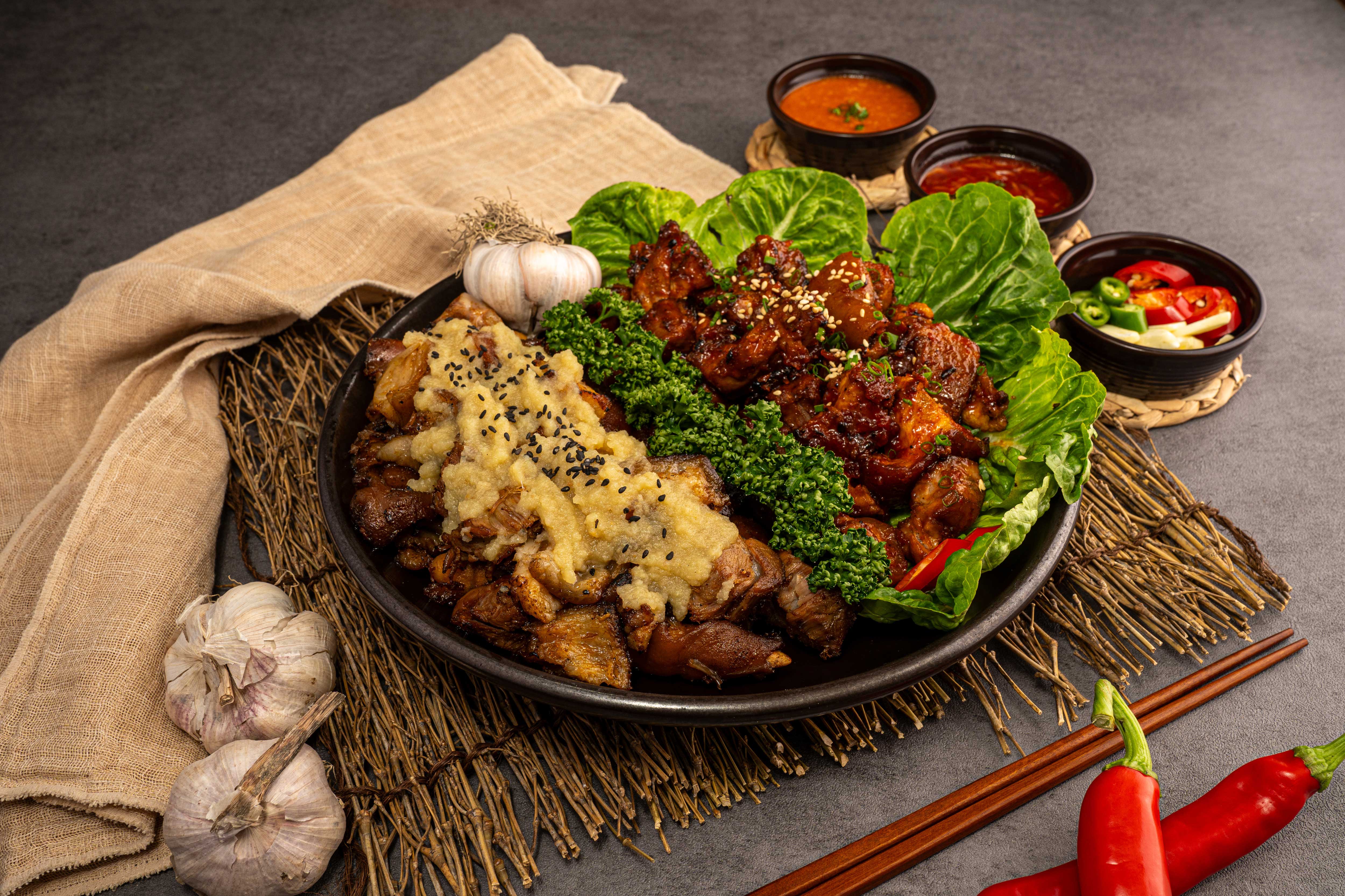 불족발+마늘족발