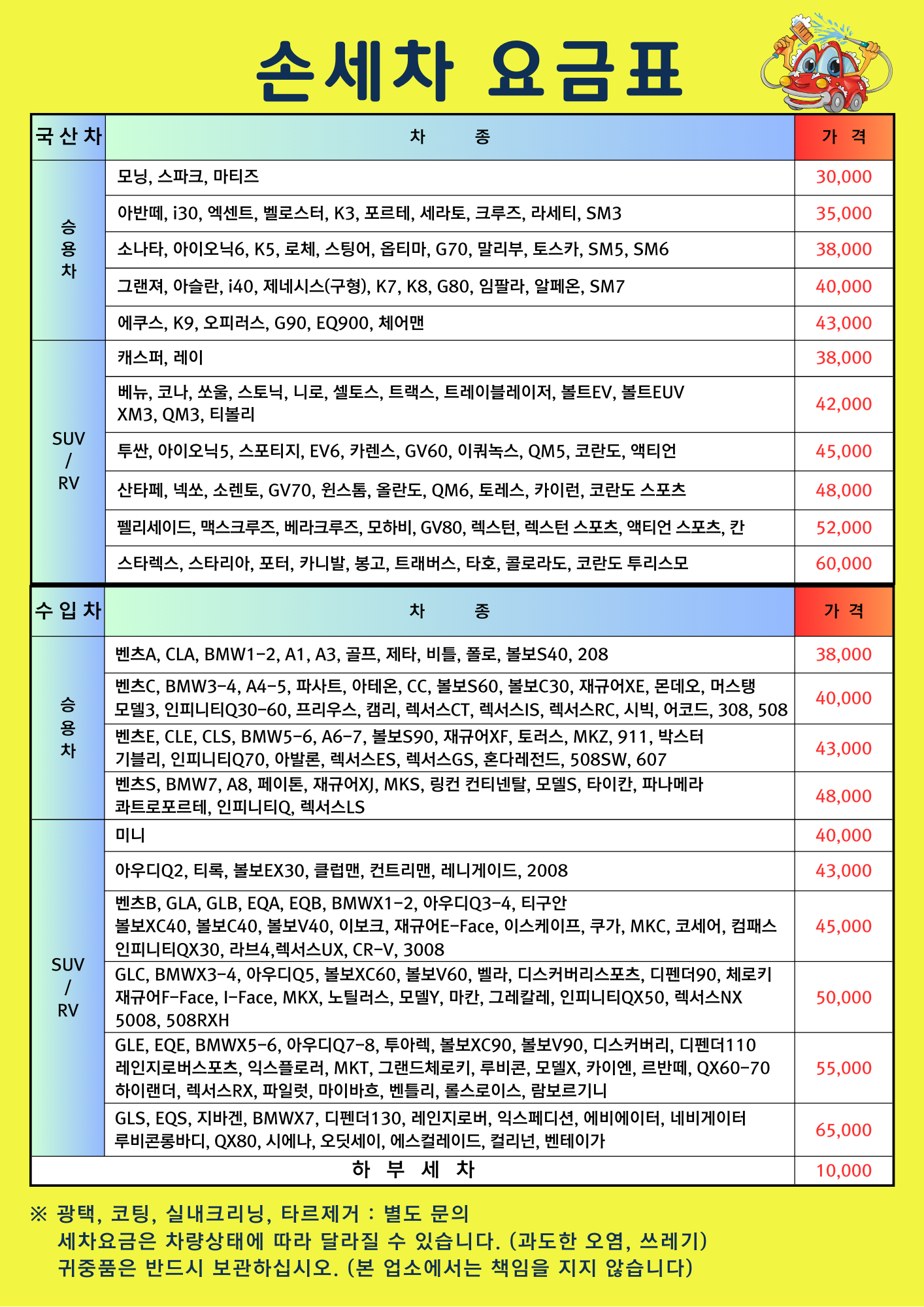 오토앤 셀프세차장 성수점
