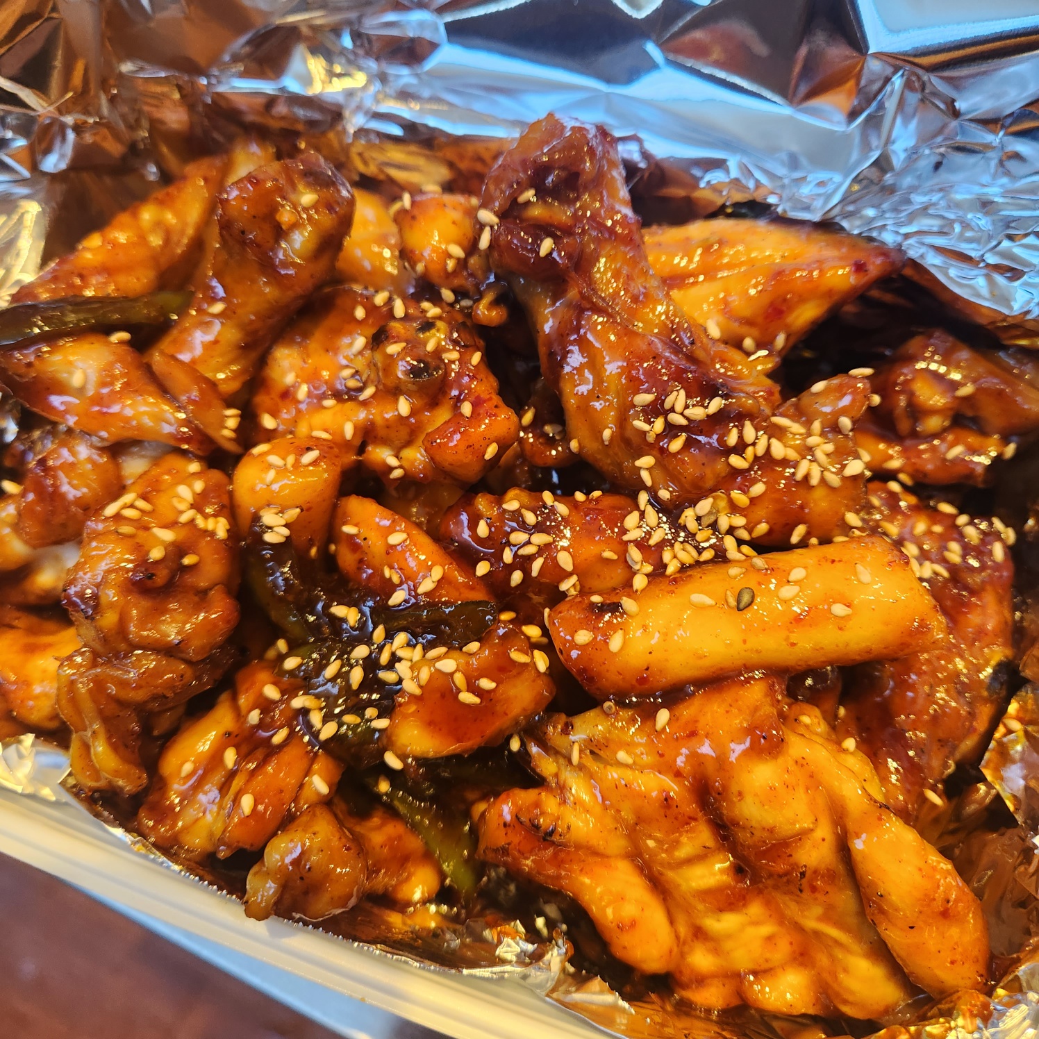 오븐숯불민족 두마리치킨 세종아름점