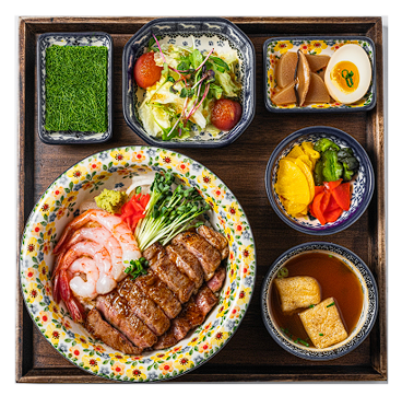 단새우 스테이크 덮밥 한상차림(S)