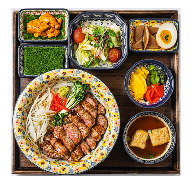 우니 스테이크 덮밥 한상차림(S)