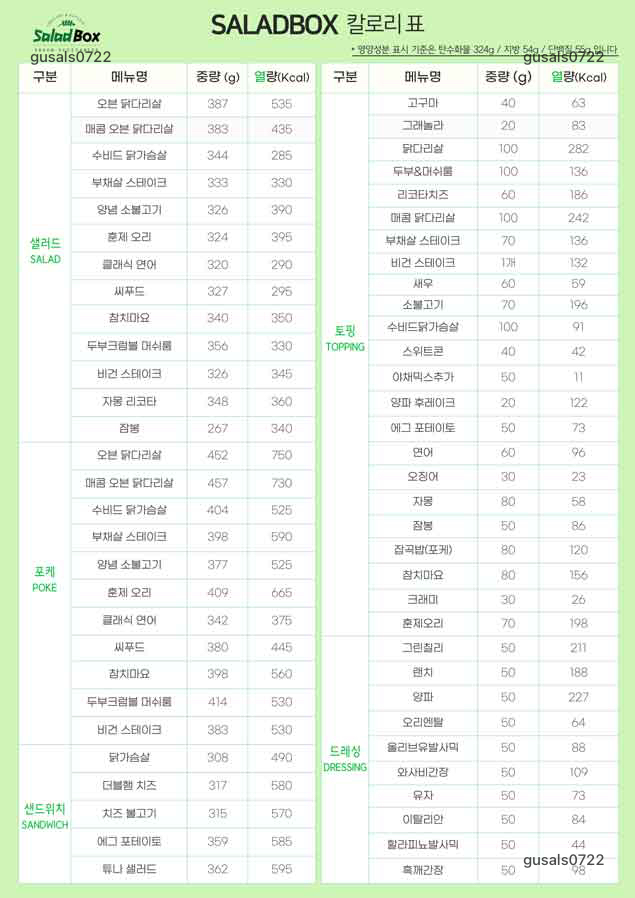 샐러드박스 구로지타워몰점