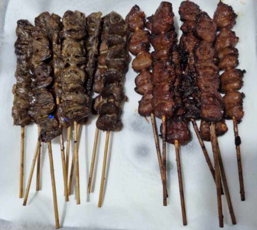 옥길에꼬치닭
