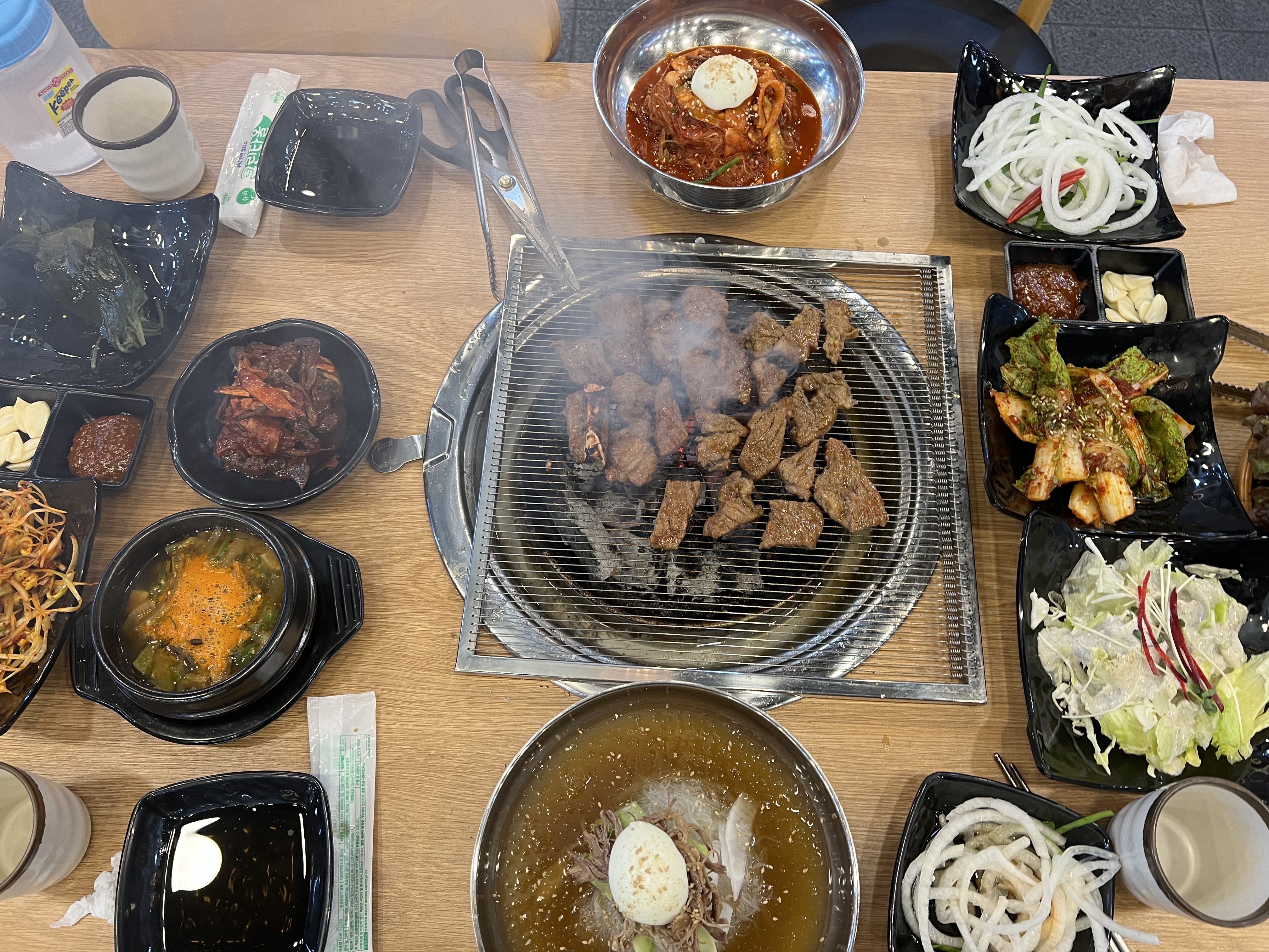 용현동 사리원냉면숯불갈비냉면