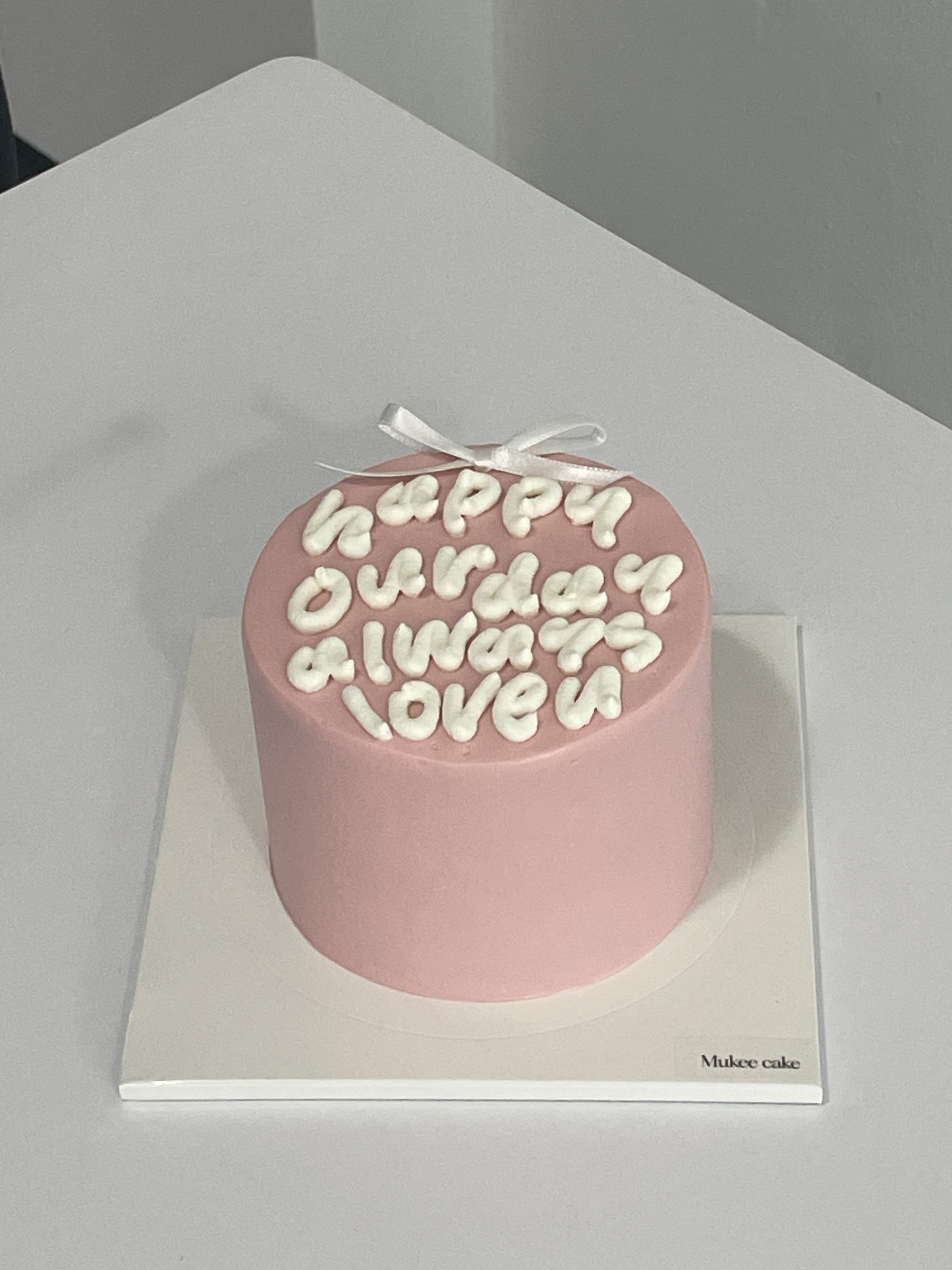 무키케이크 레터링케이크