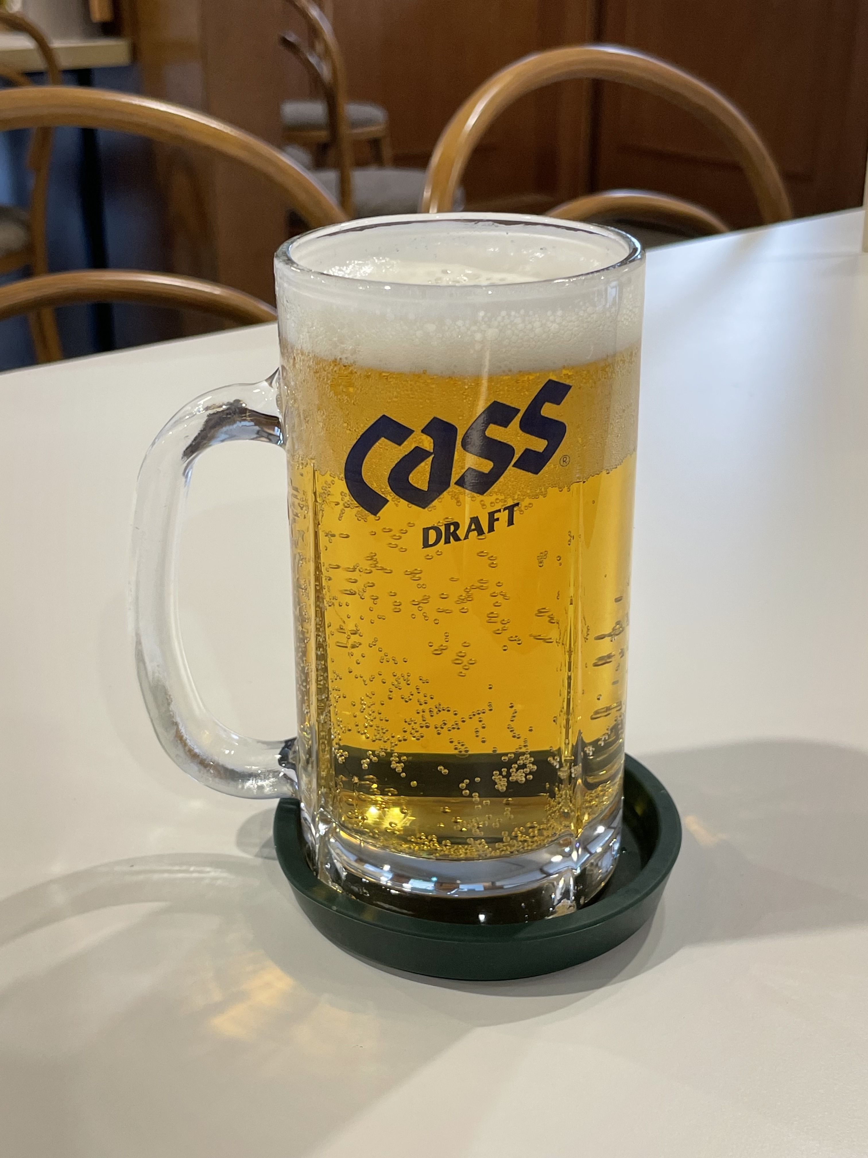 카스 생맥 500cc