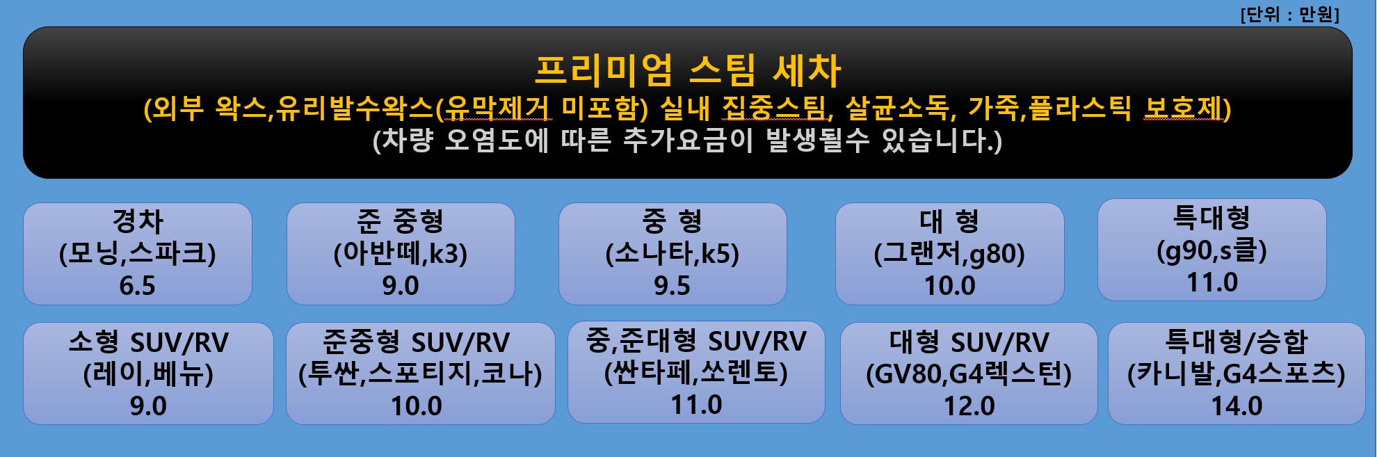 DUO 스팀손세차