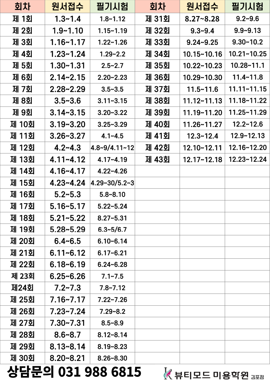 케이뷰티모드김포미용학원