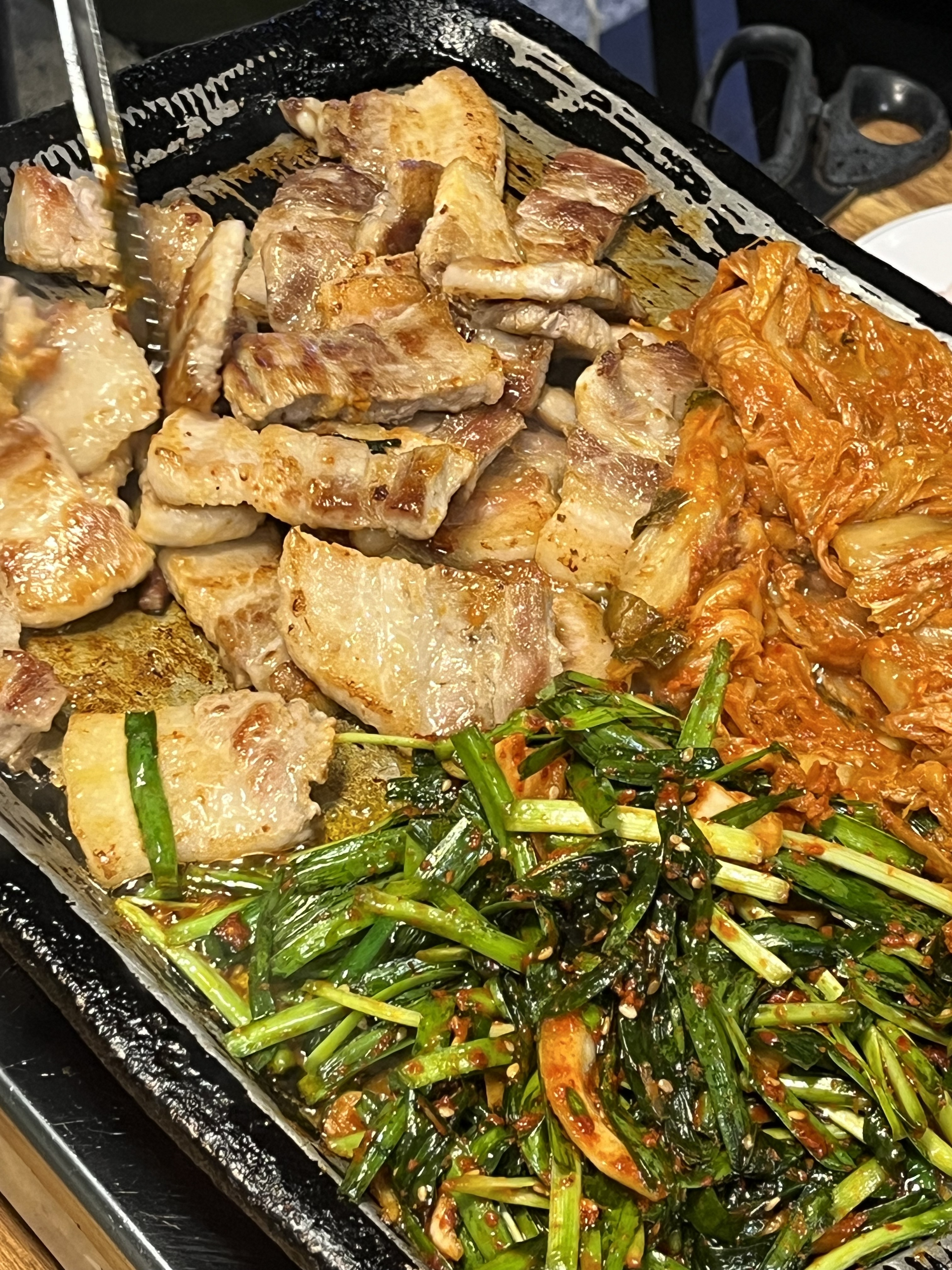 부추생삼겹살