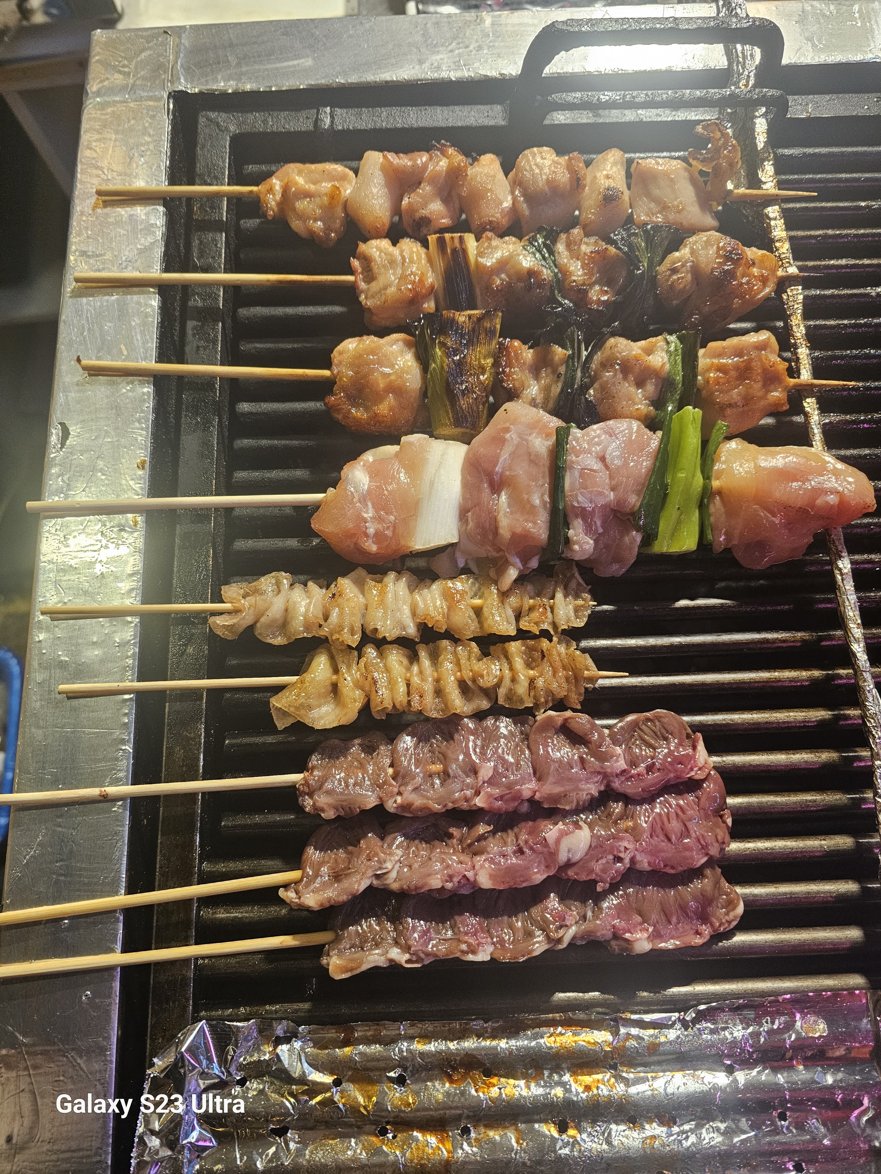 the 닭꼬치 and 오뎅바