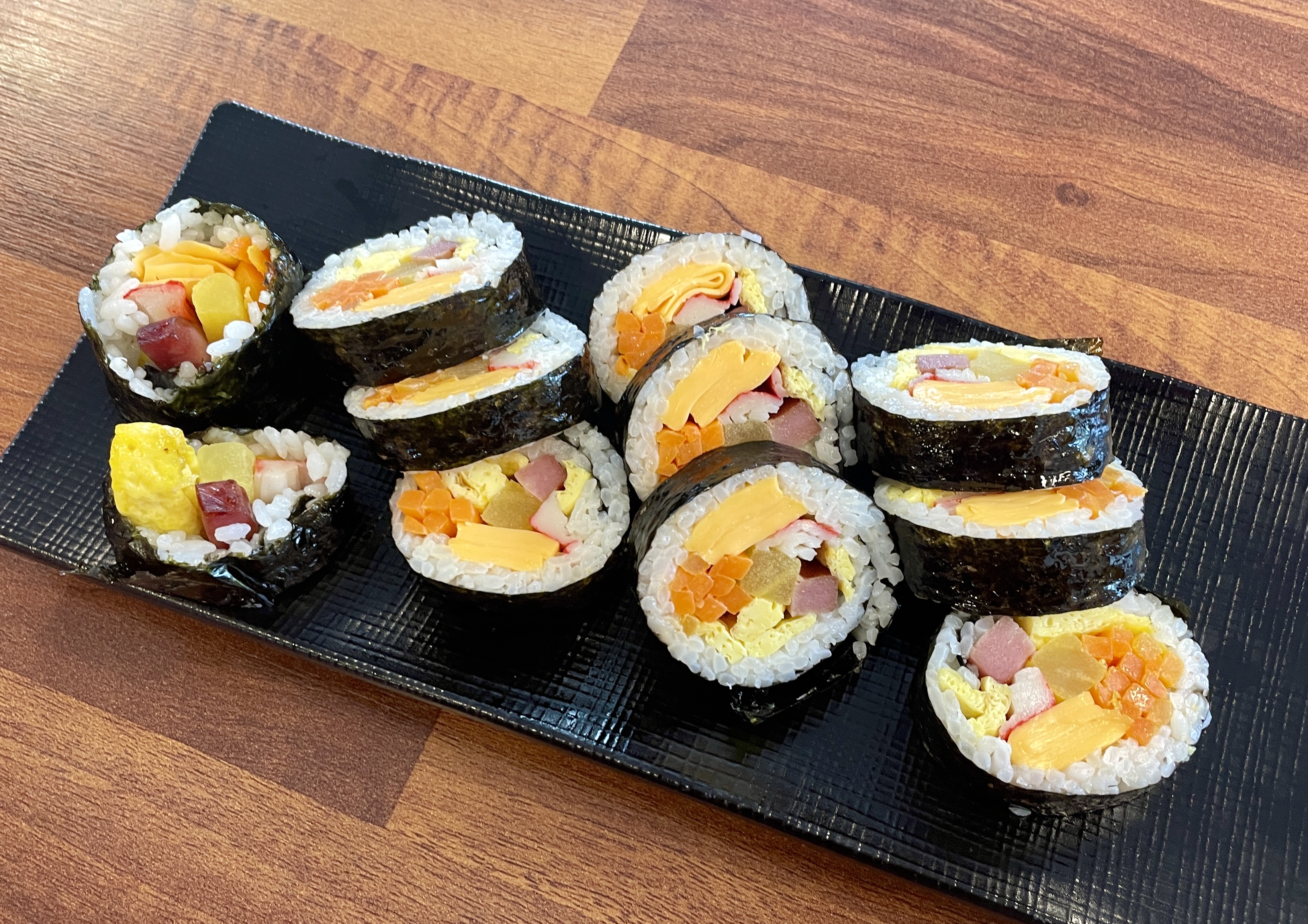구쟁기가 김밥속에
