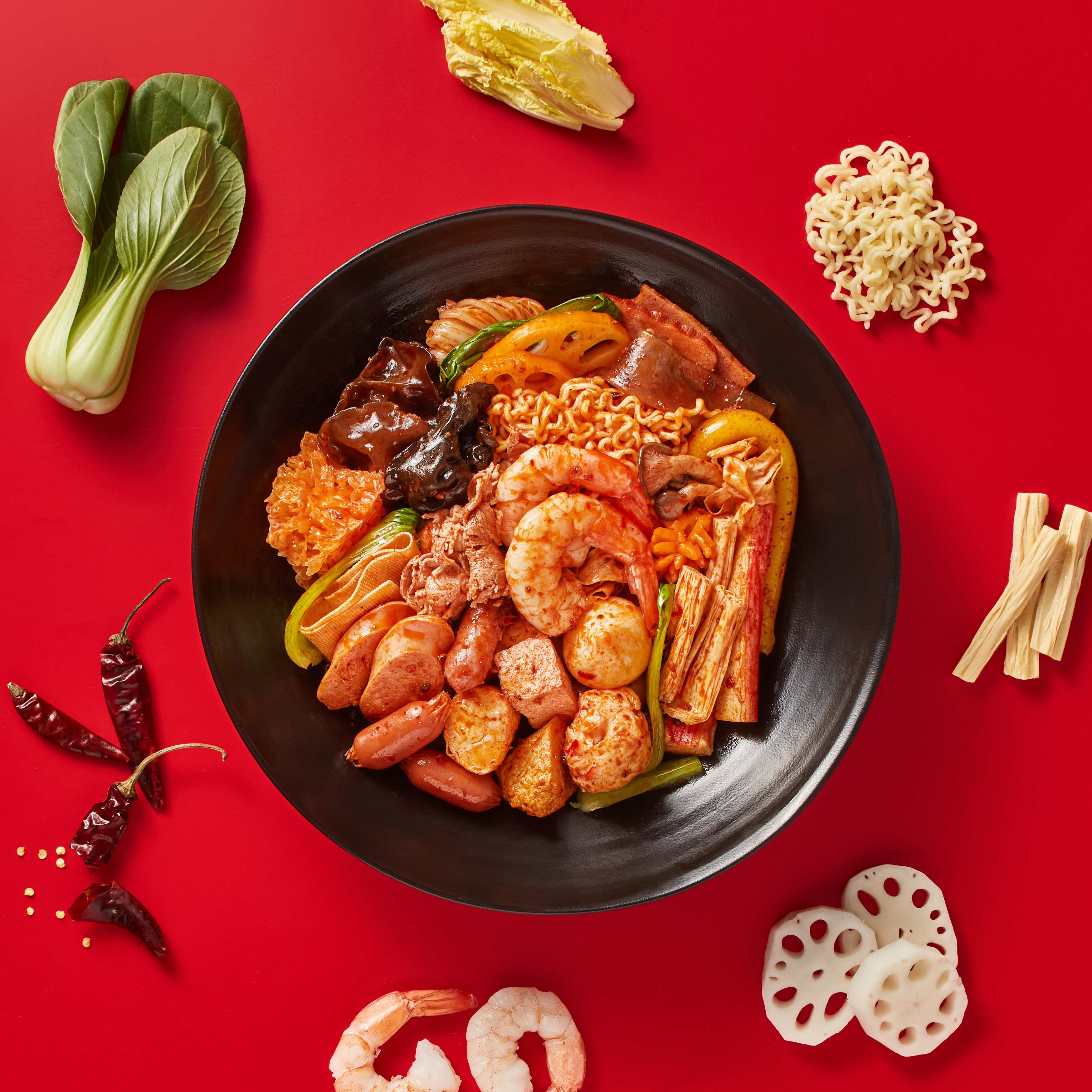 샤오당쟈마라탕 가산점 내부 또는 관련 모습