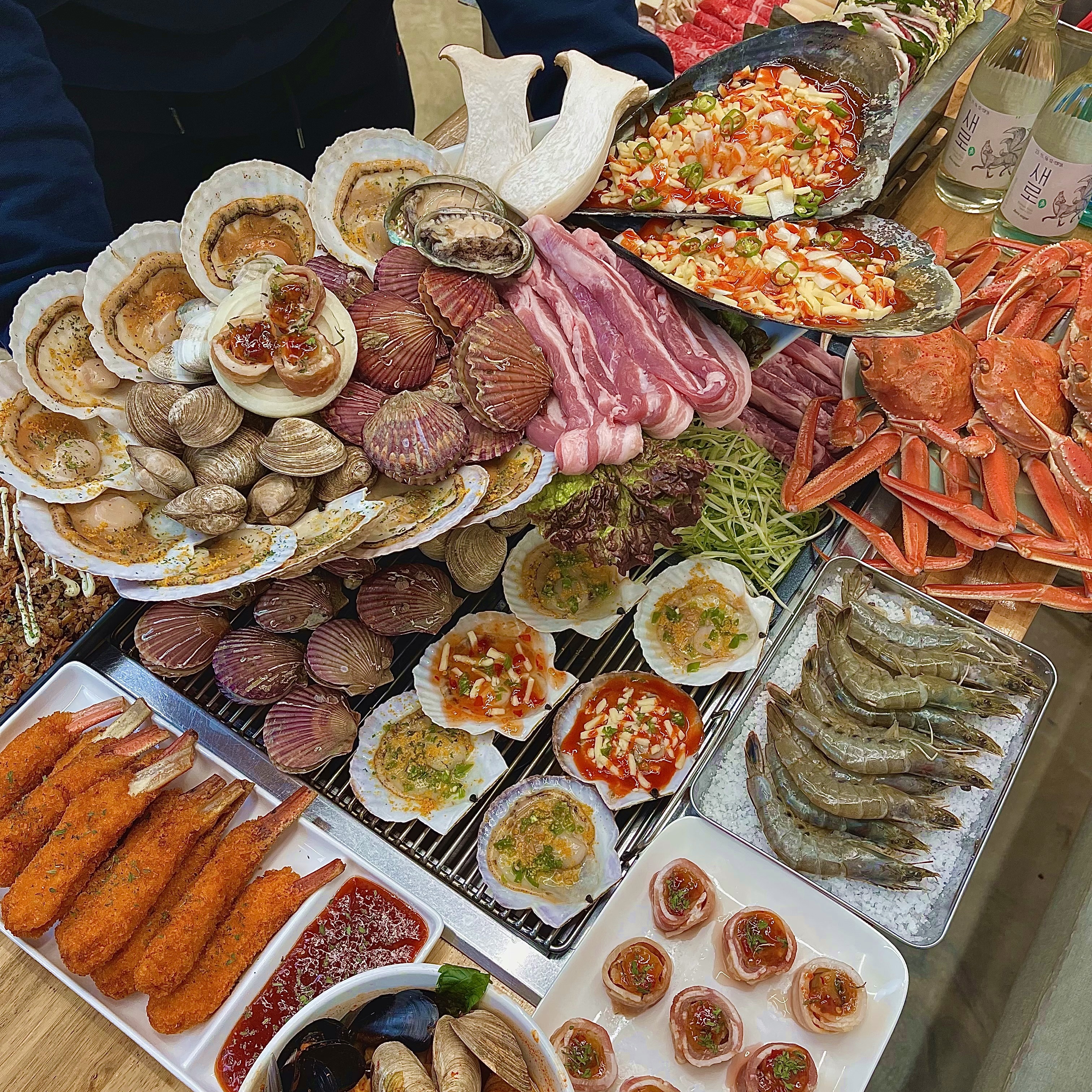 정동진 고기랑조개랑