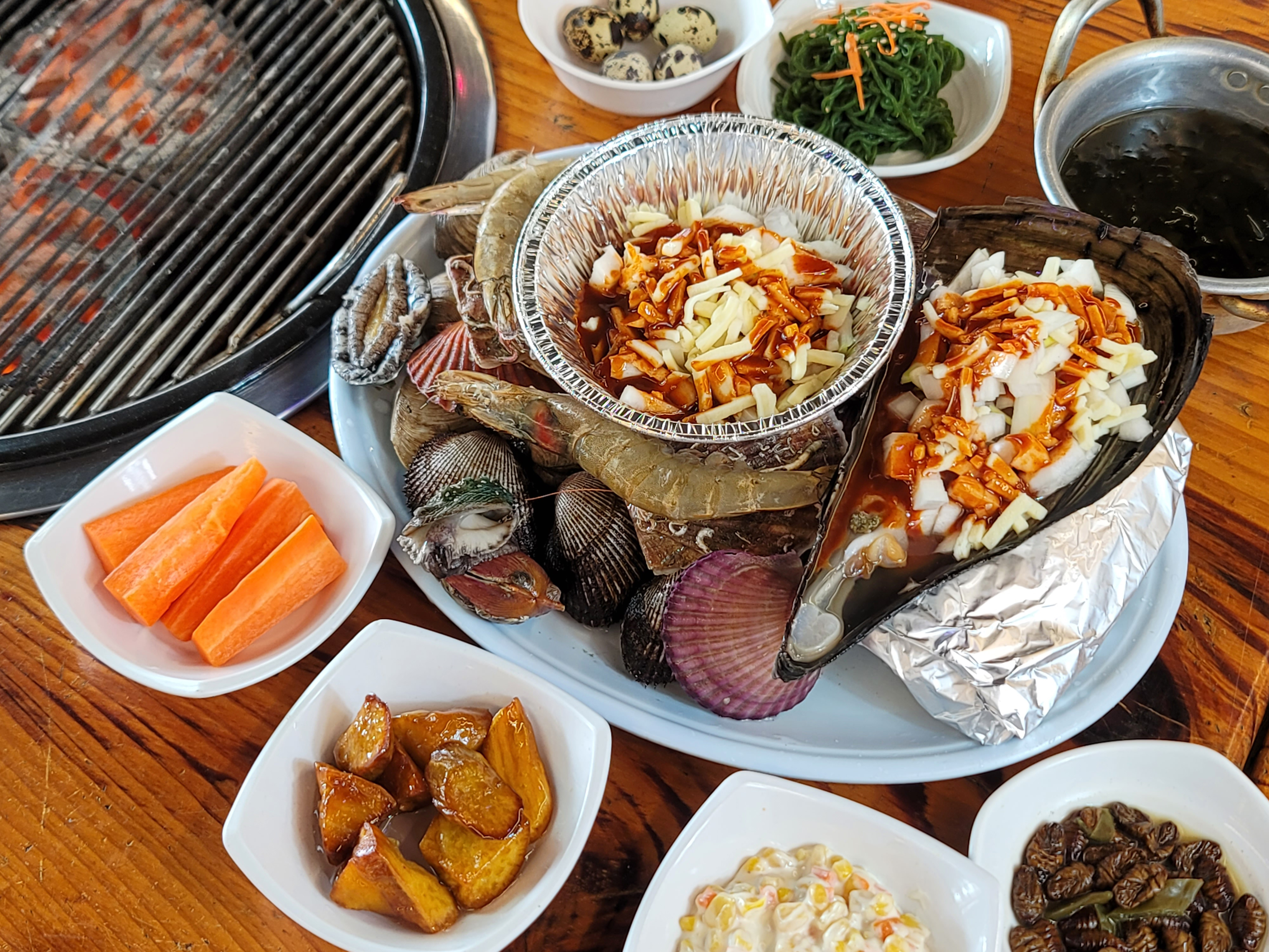 목포회조개구이