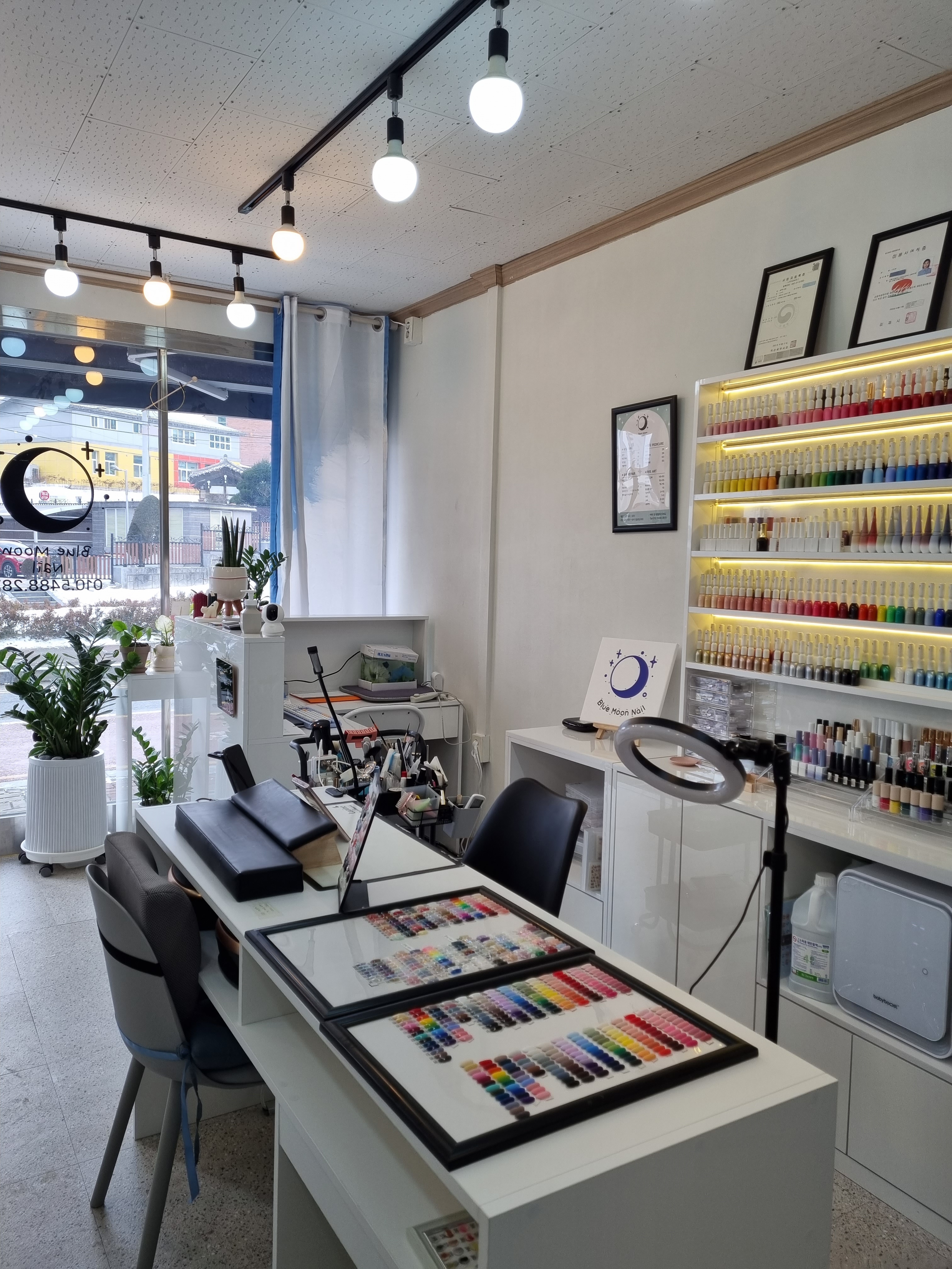 블루문네일 웨딩 네일 이미지