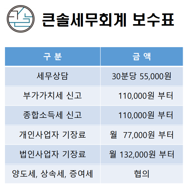 큰솔세무회계