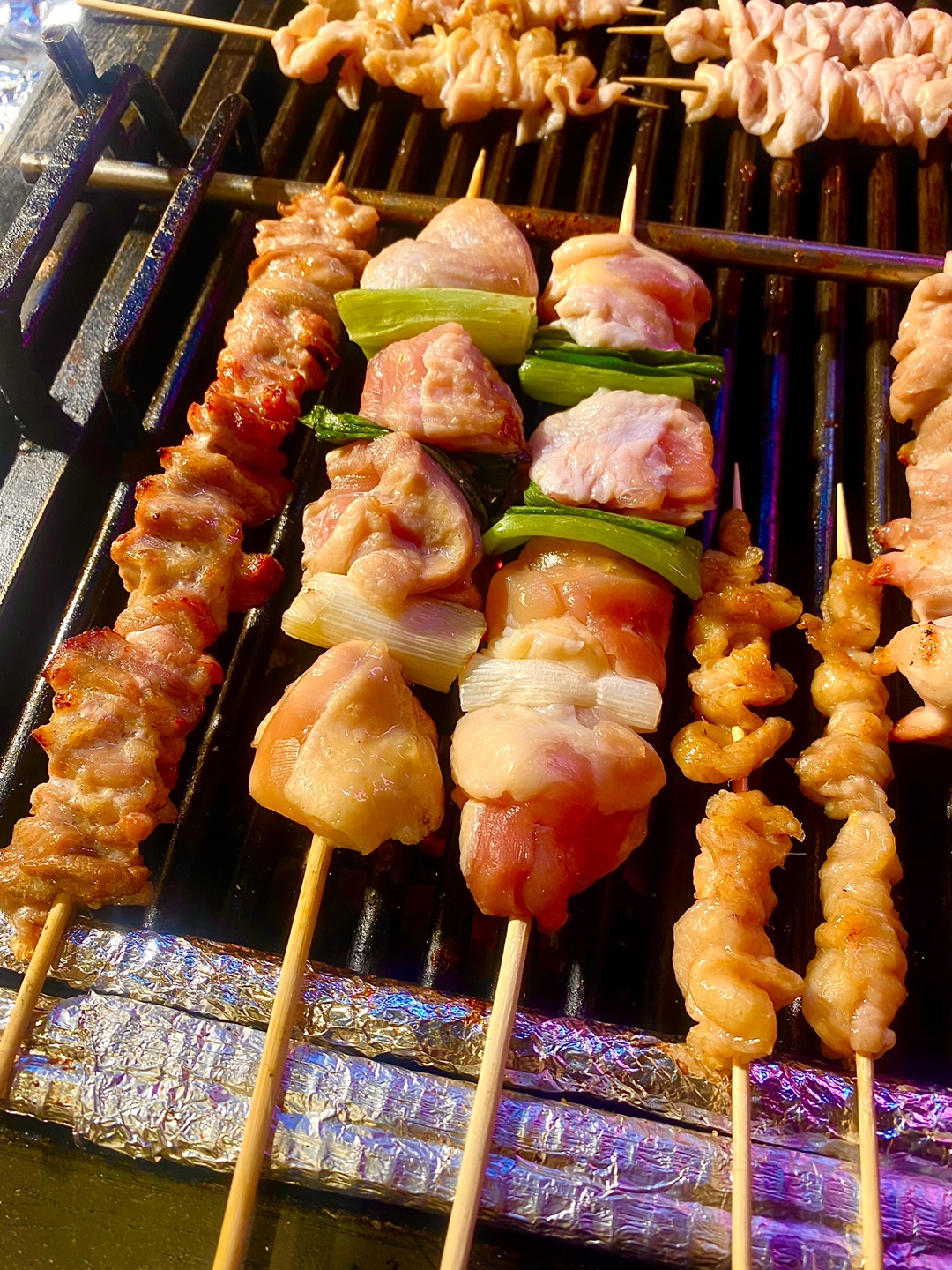 the 닭꼬치 and 오뎅바