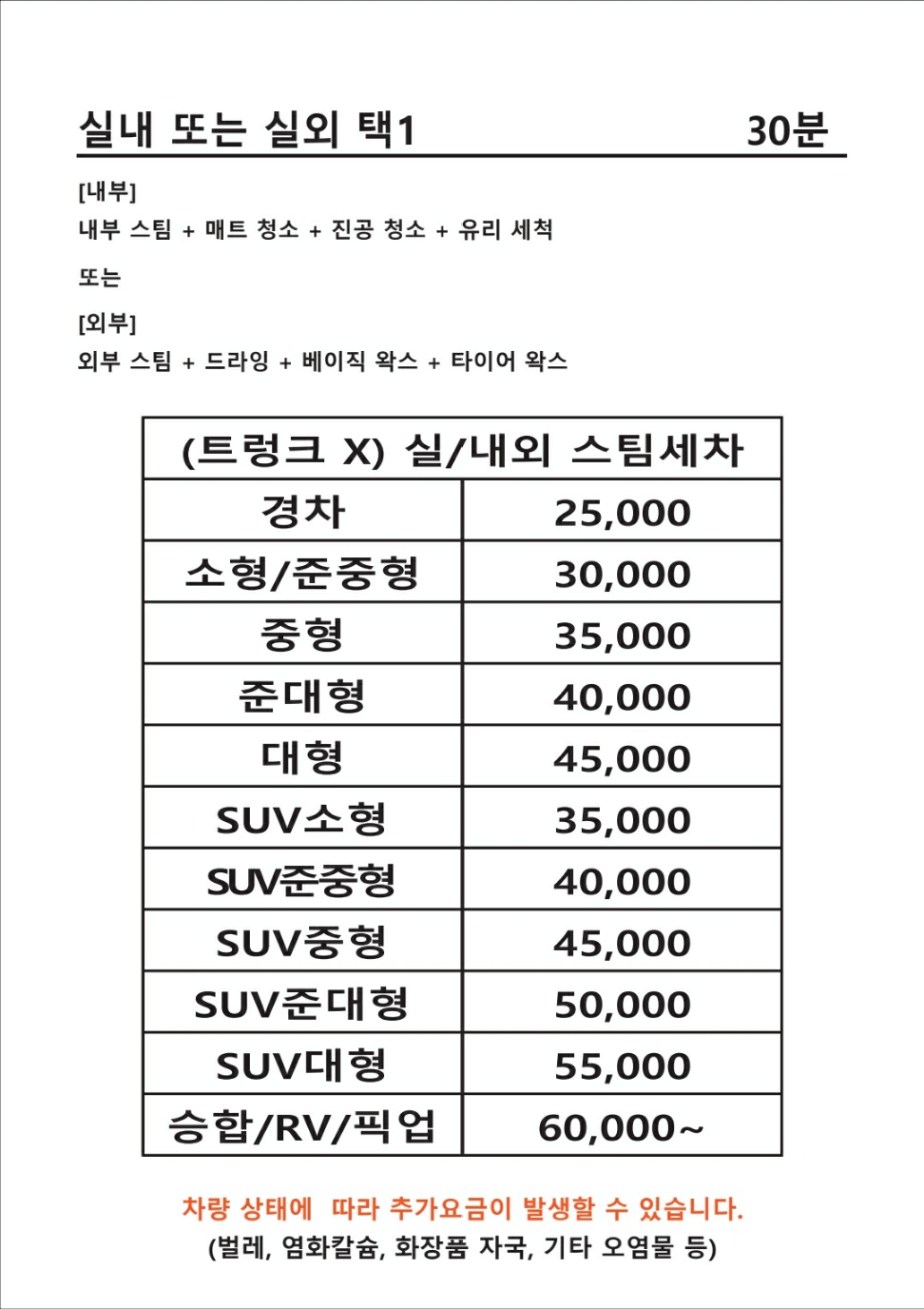 아우라스팀세차