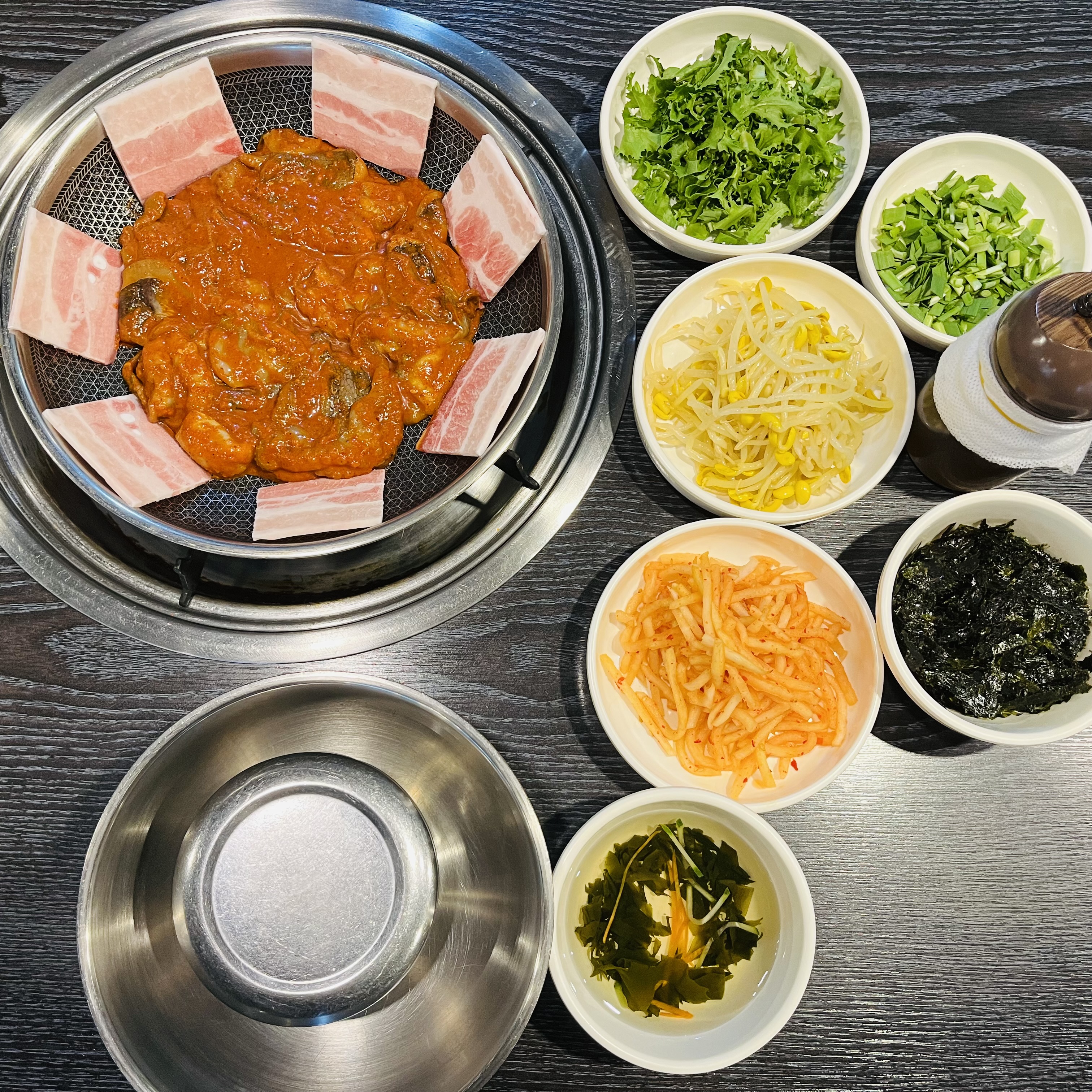 (점심)쭈꾸미+삼겹살비빔밥