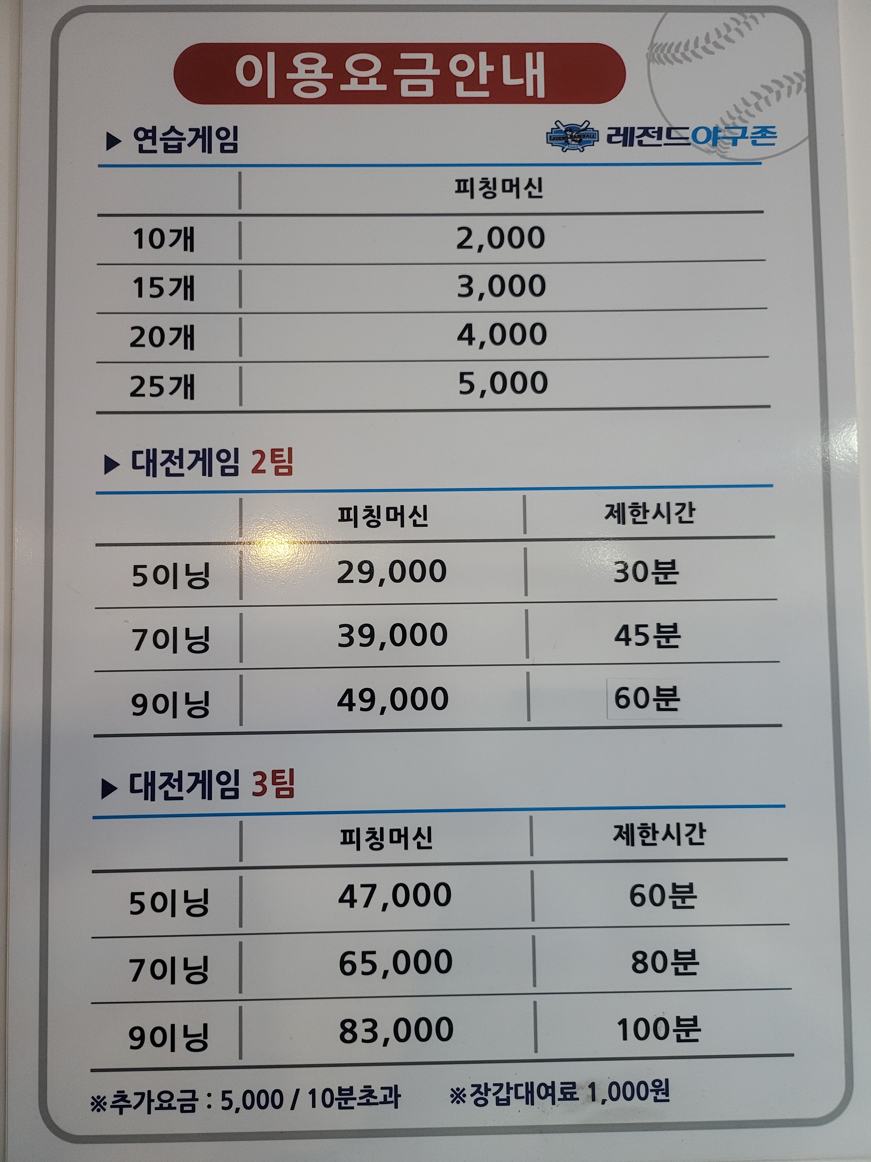 레전드스크린야구 아산배방점