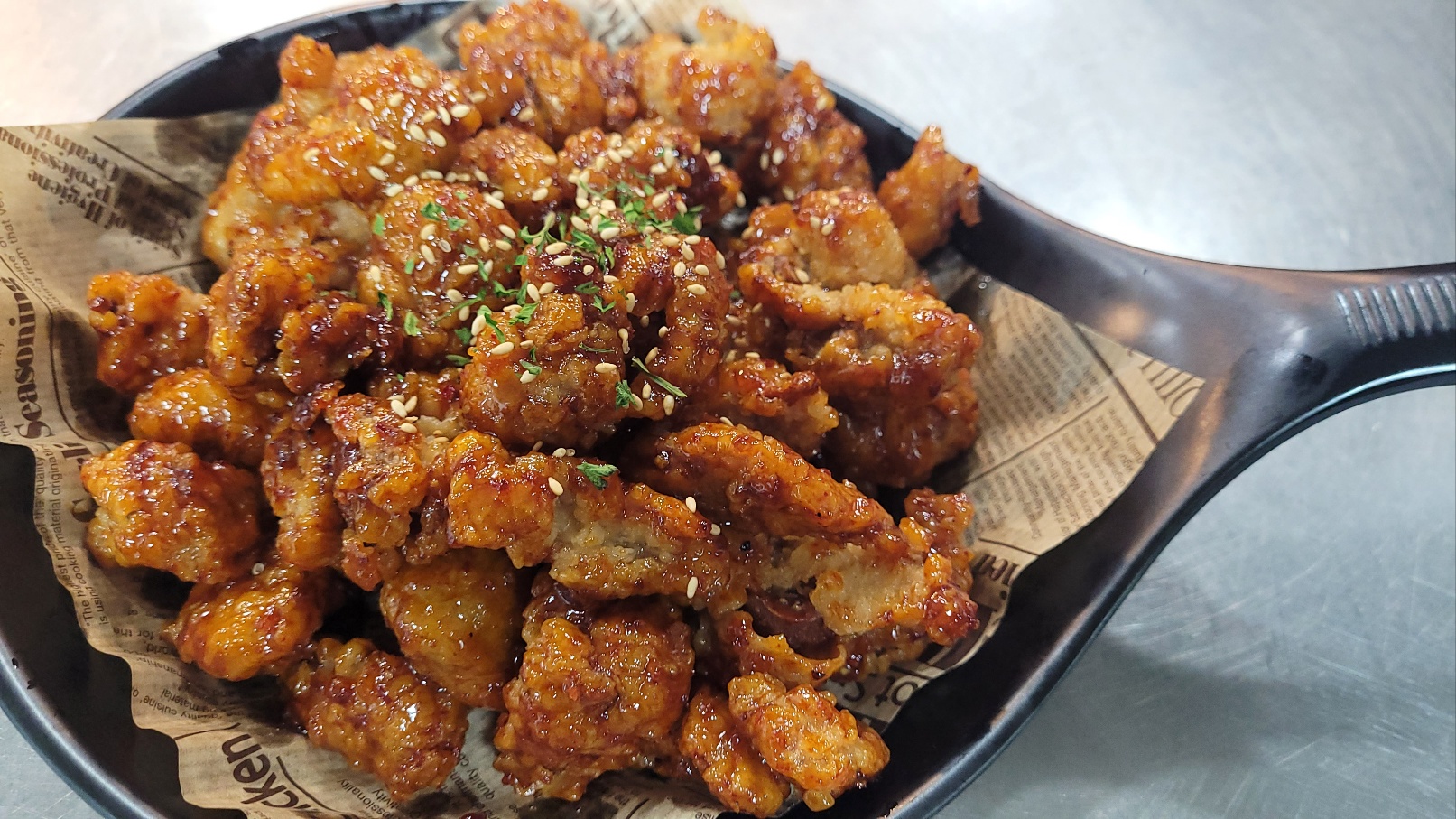 오븐숯불민족 두마리치킨 이천덕평점