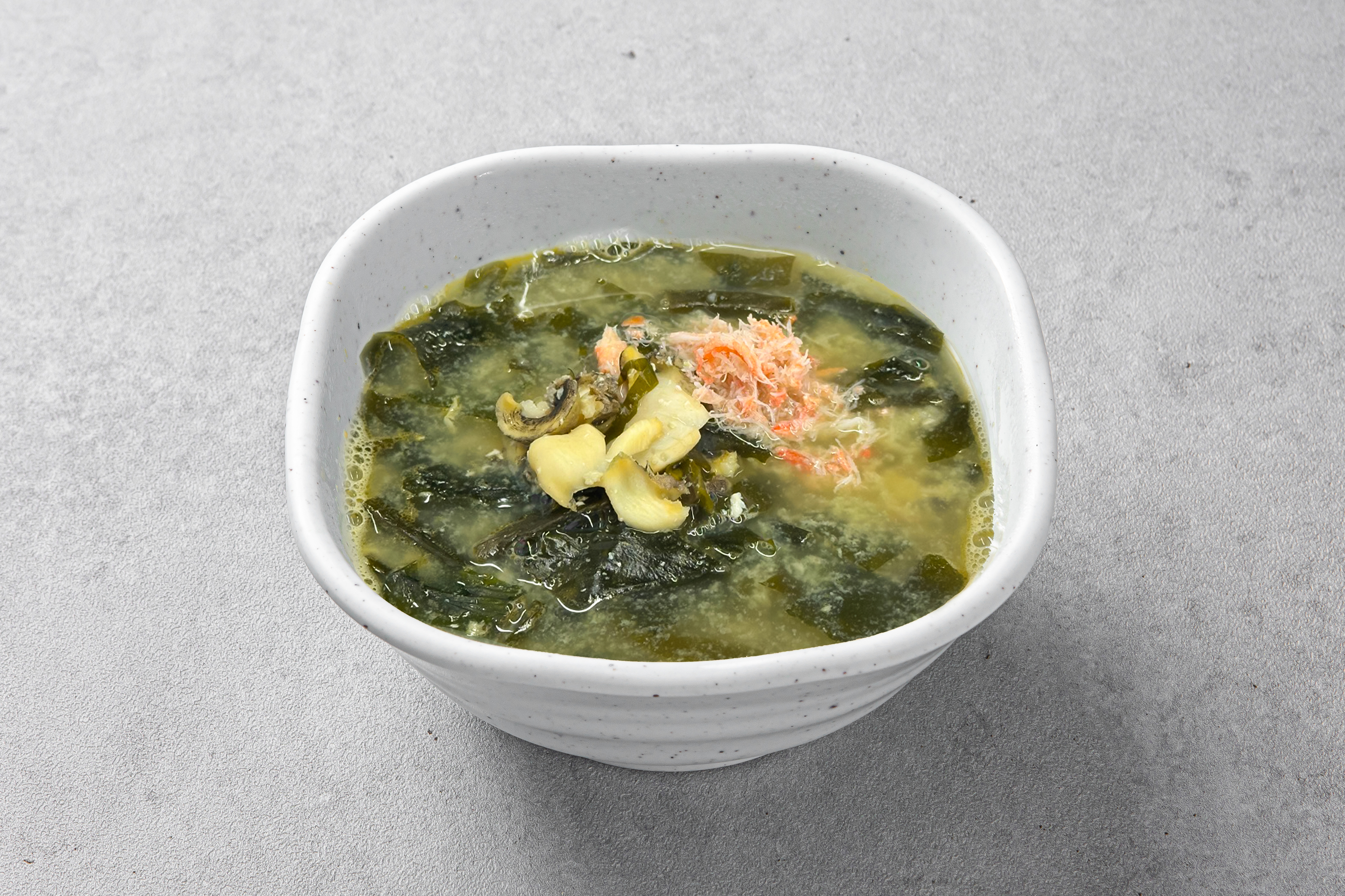 Red Snow Crab Innards Abalone Seaweed Soup (new)