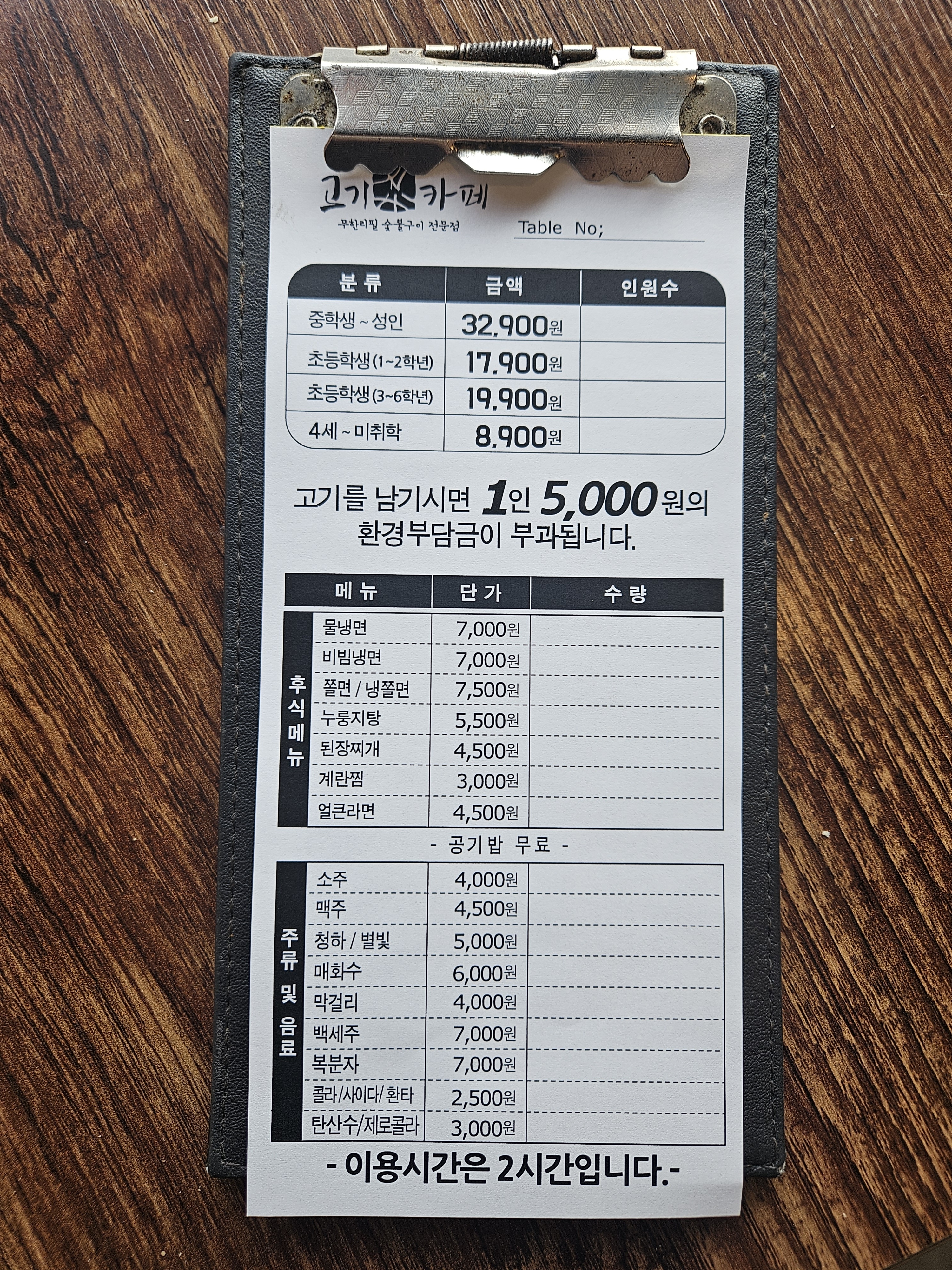 고기카페 정자점