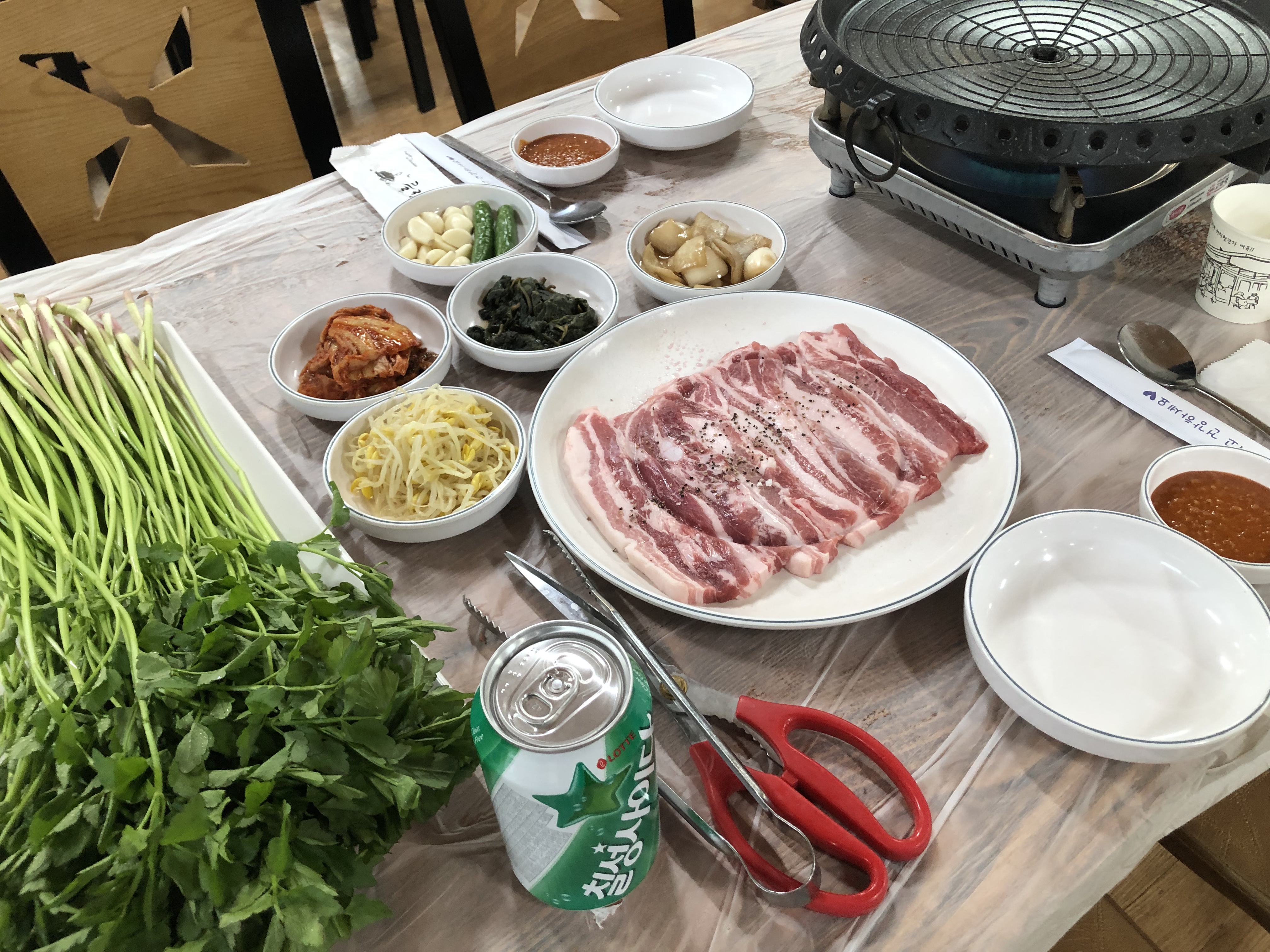 청도한재미나리 삼겹살 고향의봄