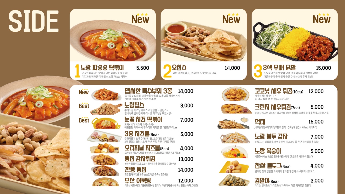 노랑통닭 광주각화점