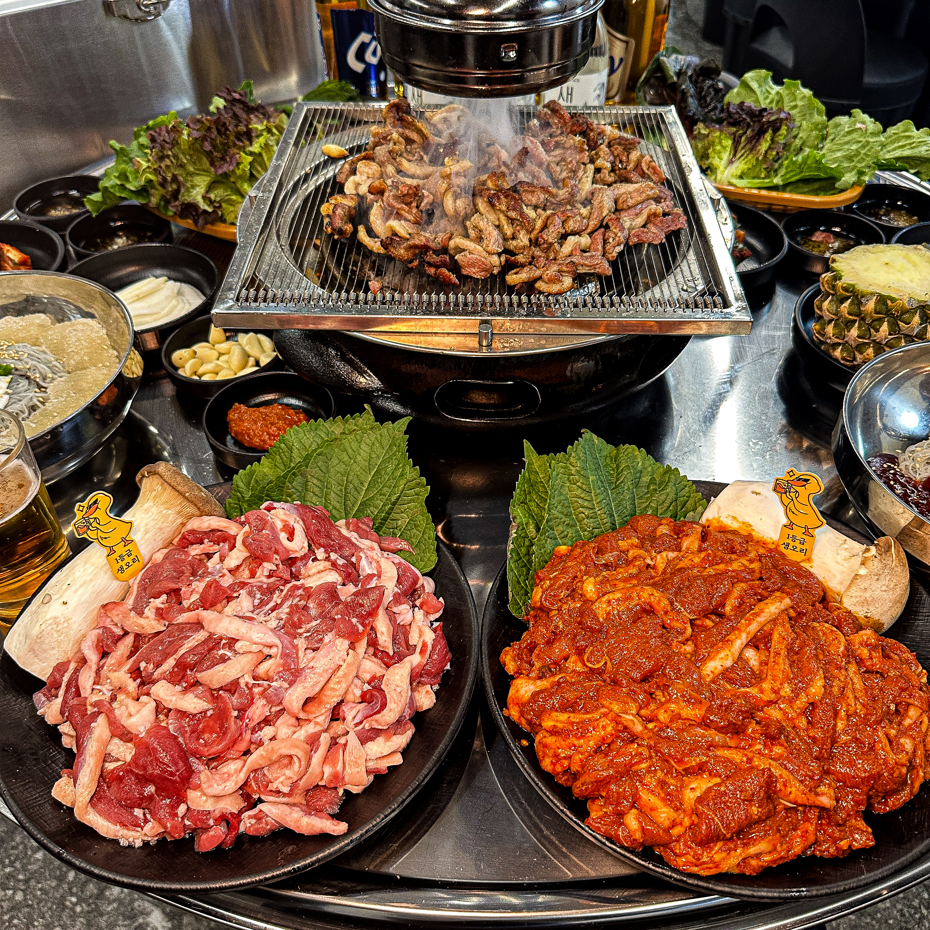 자주오리숯불구이 야탑점