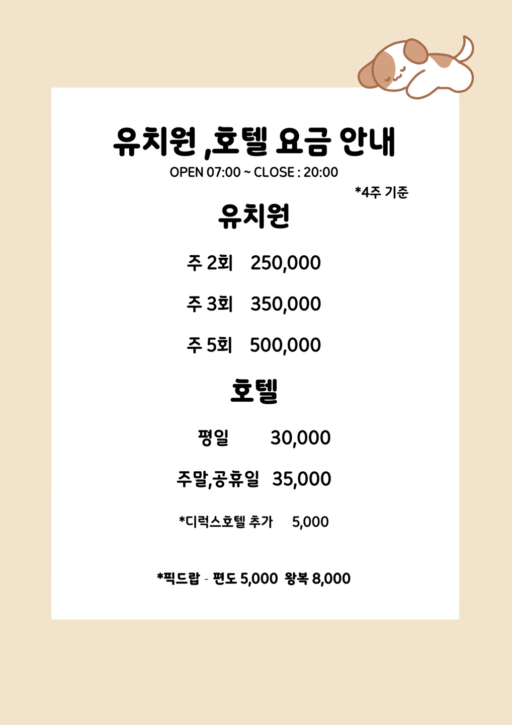 애견유치원 품다 반려동물 동반 애견카페