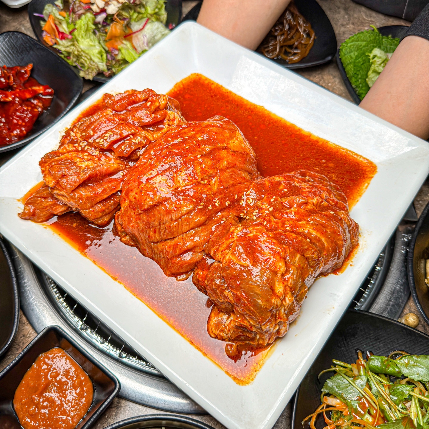 모자숯불갈비