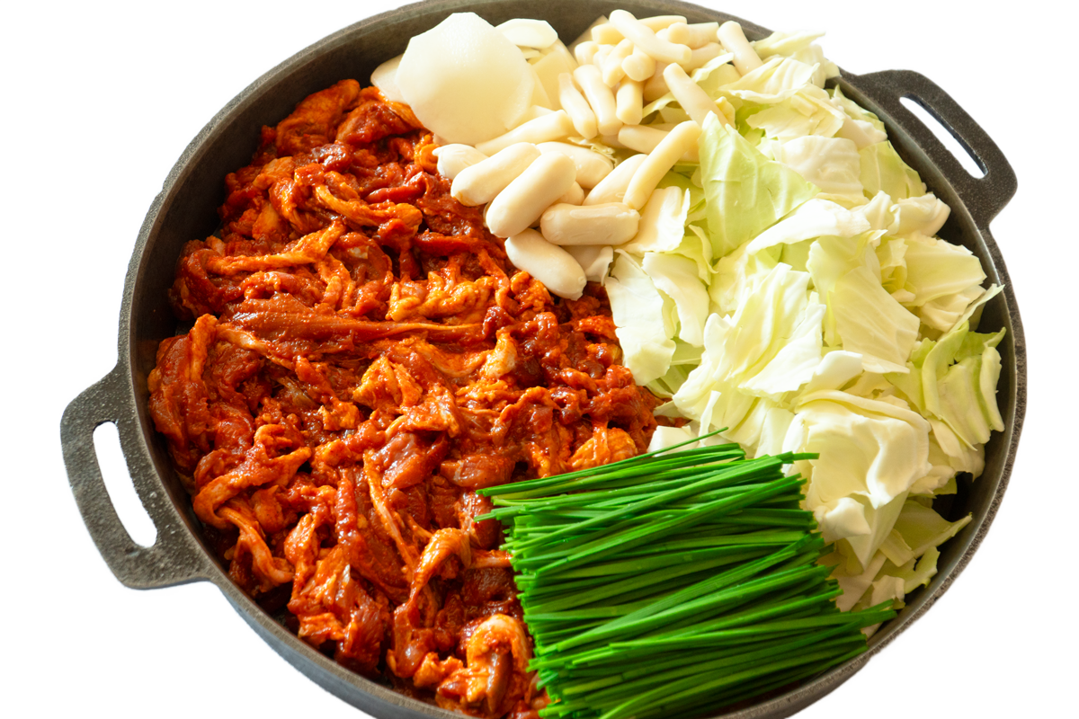 덕이유오리철판구이