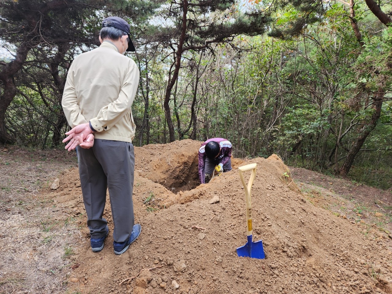 전남묘지이장공사