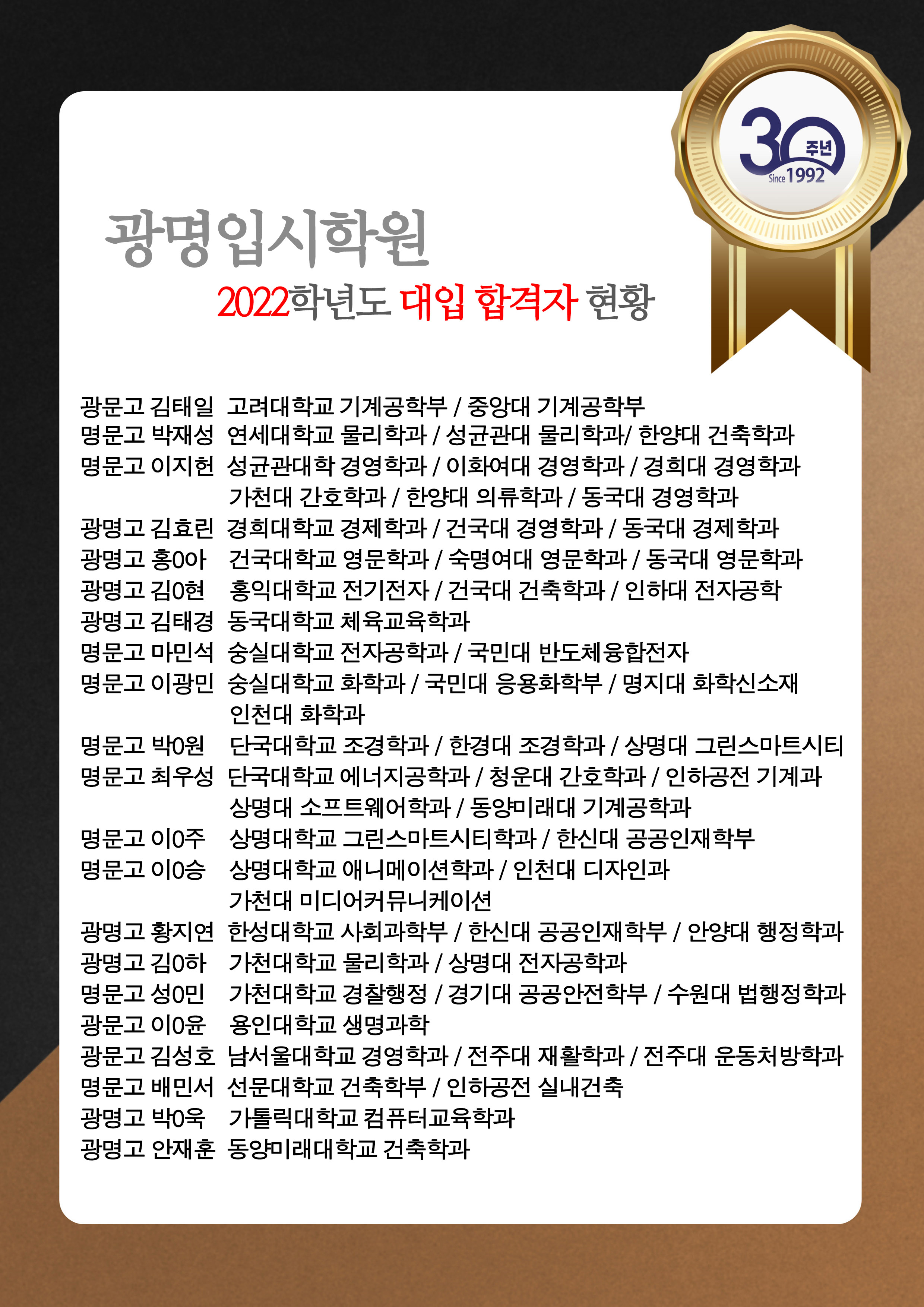 광명 입시 학원 철산