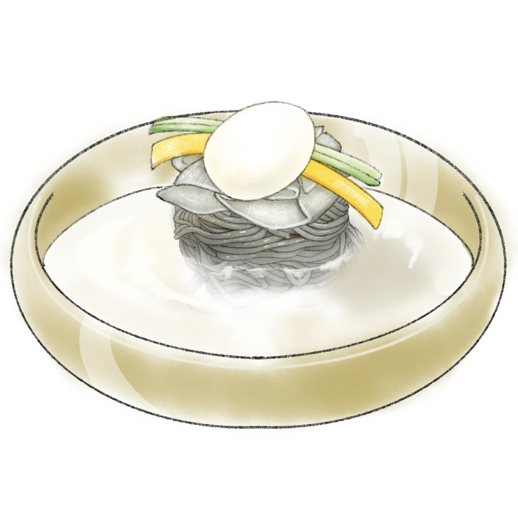 물막국수