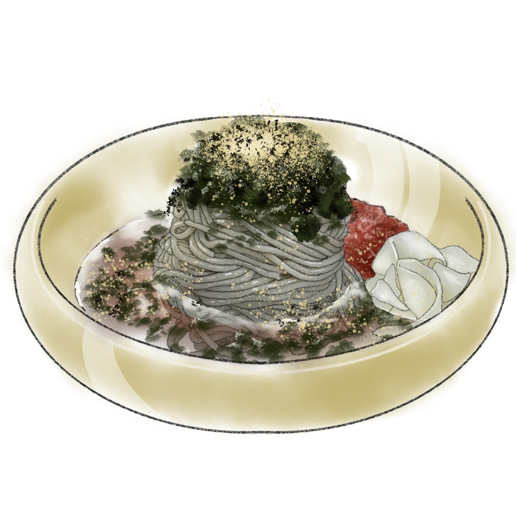 들비막국수