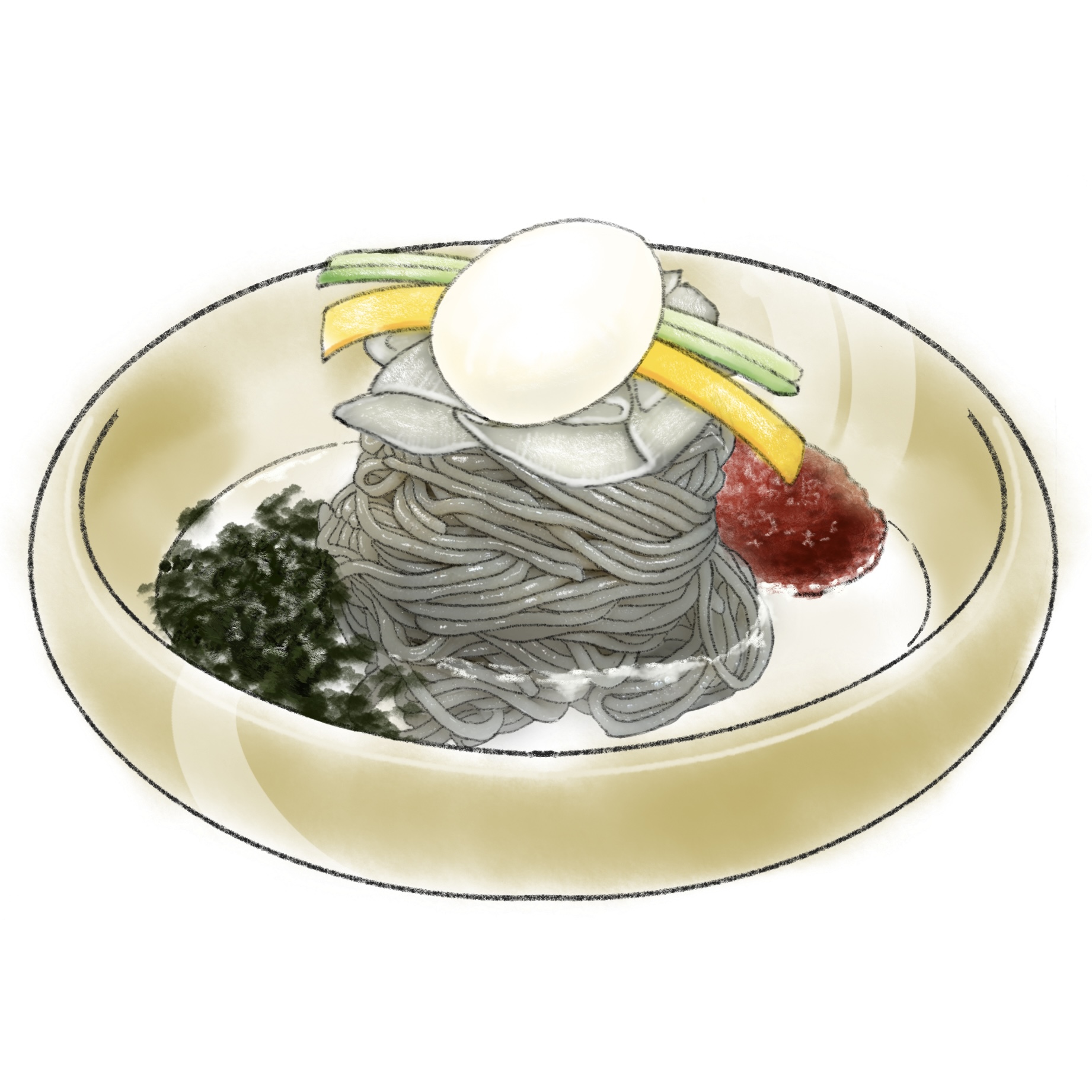 비빔막국수