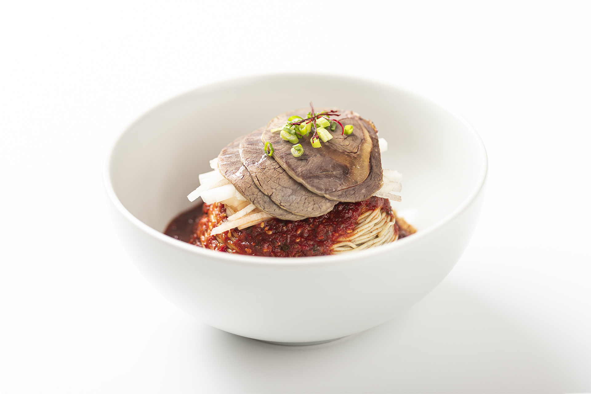 순메밀 비빔냉면