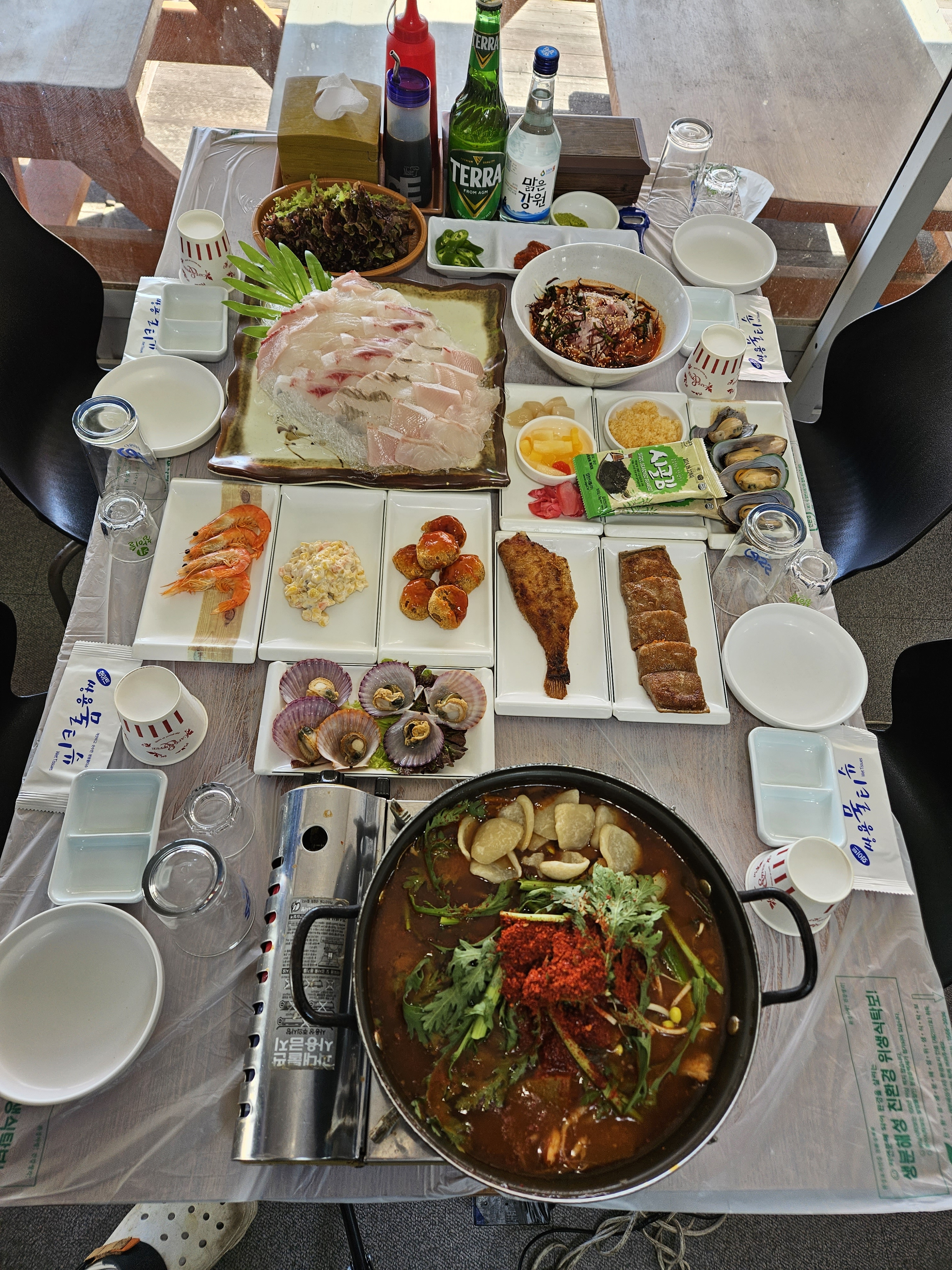 낙산바다회마을 강원 애견맛집