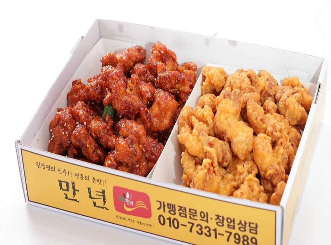 만년닭강정 노은점