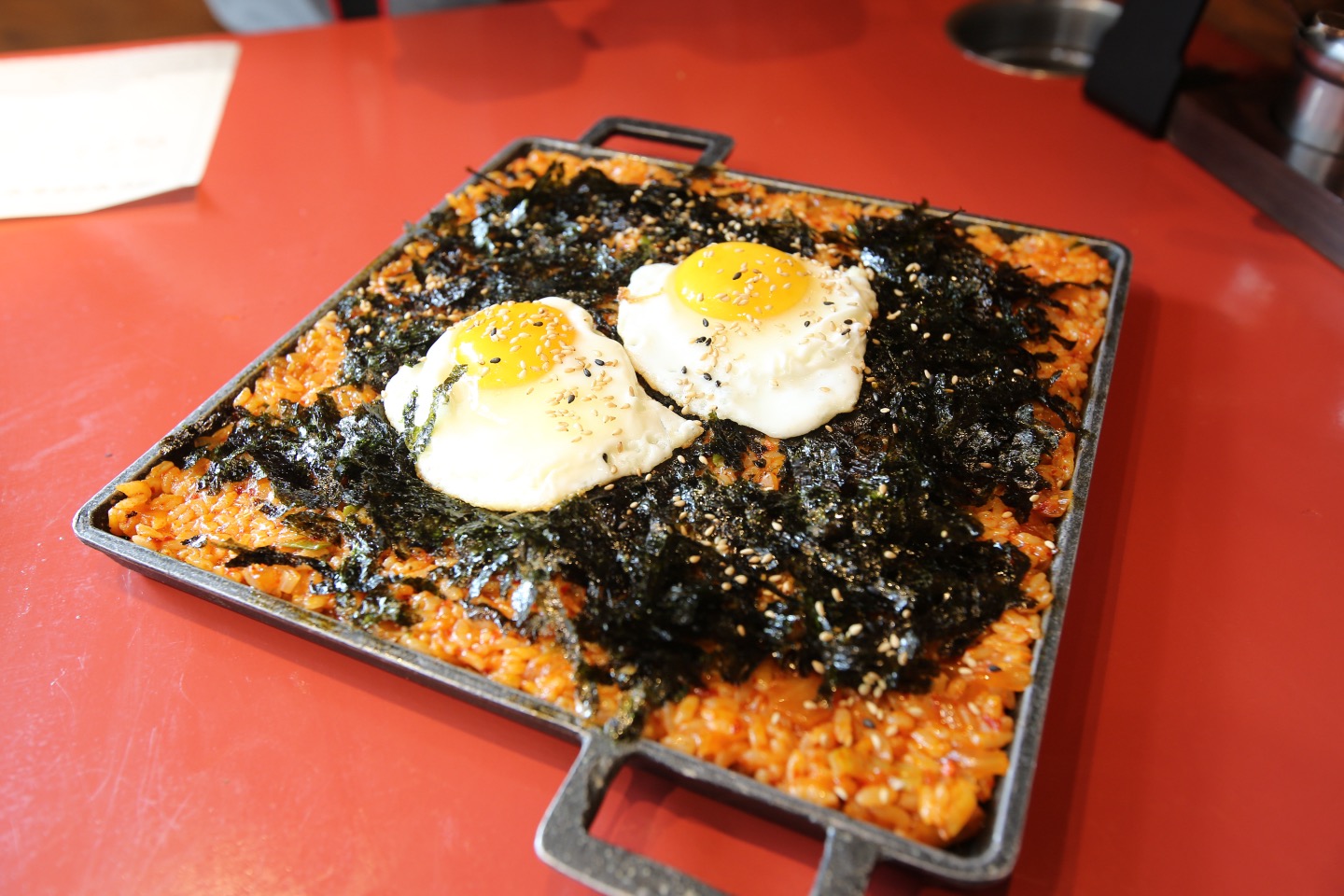 철판 김치볶음밥 (2인기준)