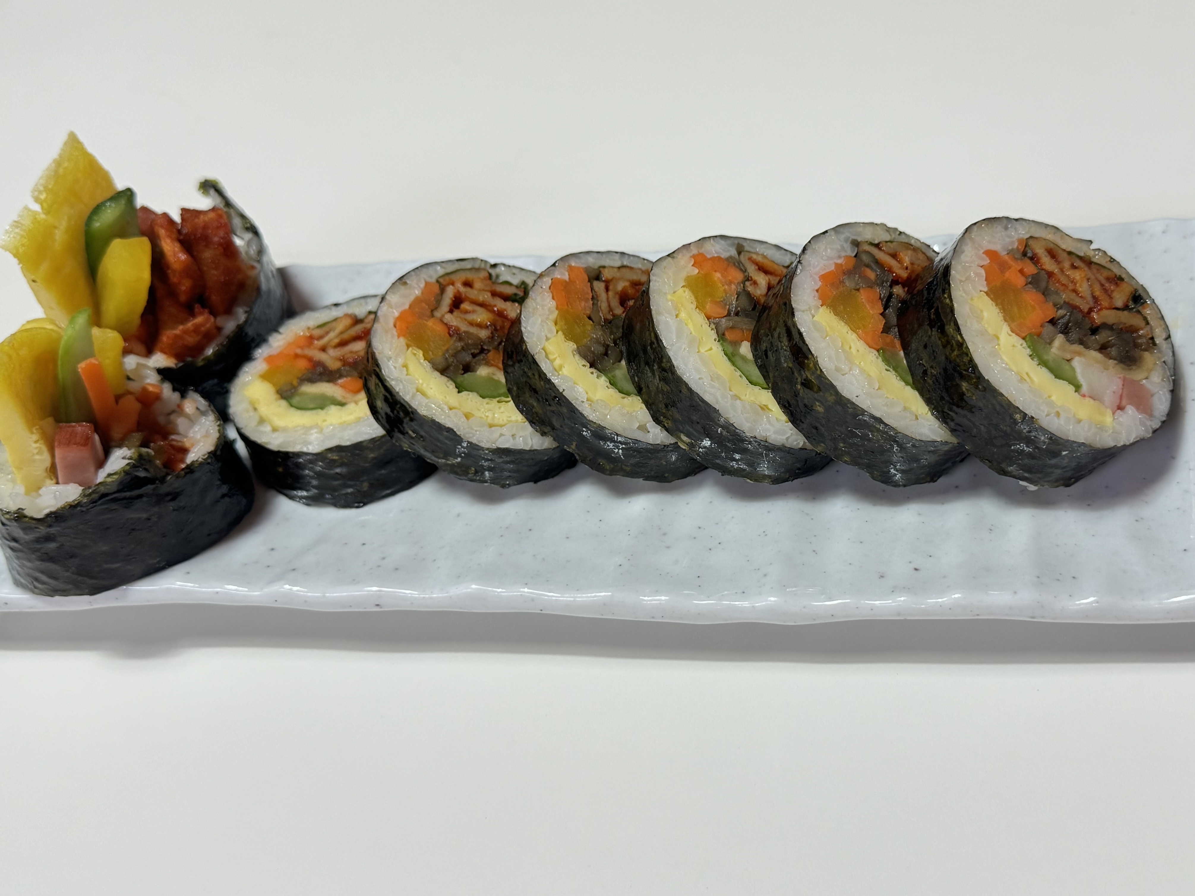 무지개김밥