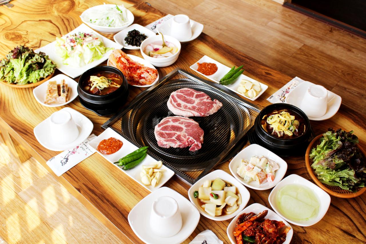 석문참숯생고기