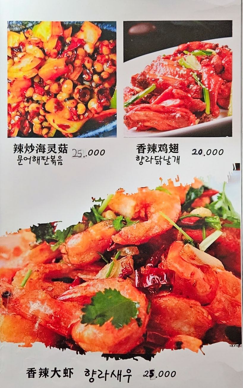 중국성양꼬치 동북요리 중국요리