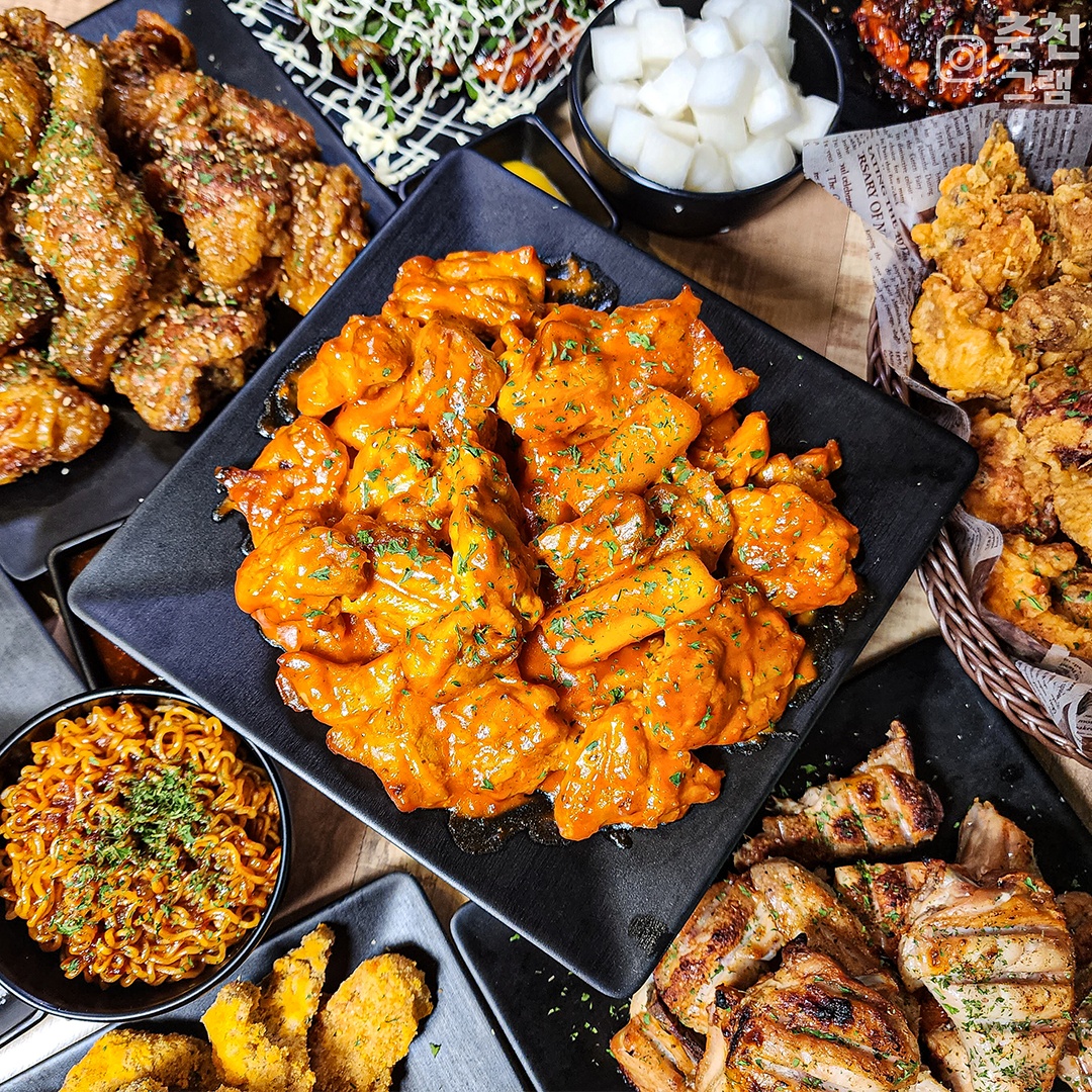 냠냠숯불두마리치킨 대구상인점